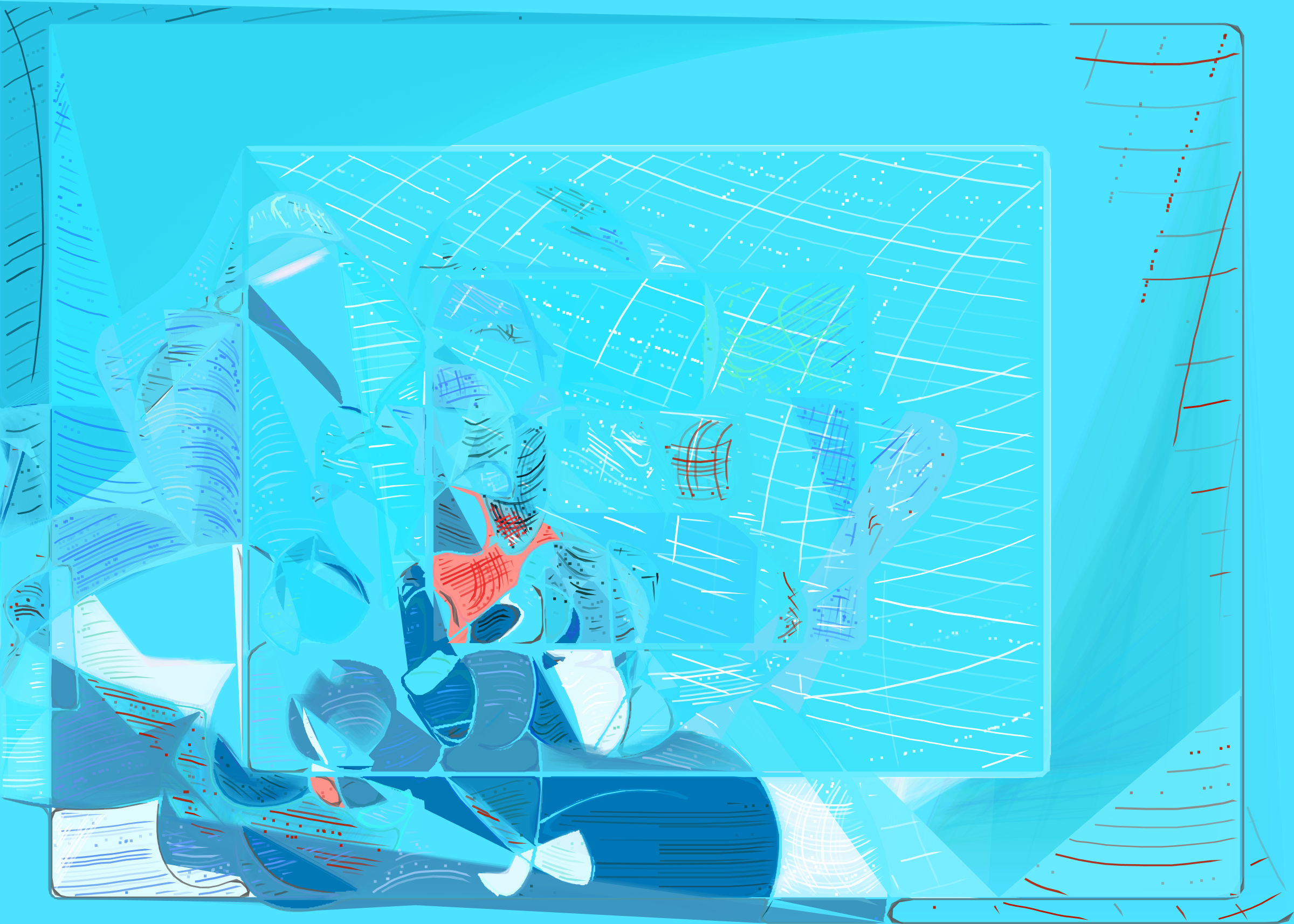 Art Blocks - Art Blocks v2 - Running Moon #6 - NFT # 334000006