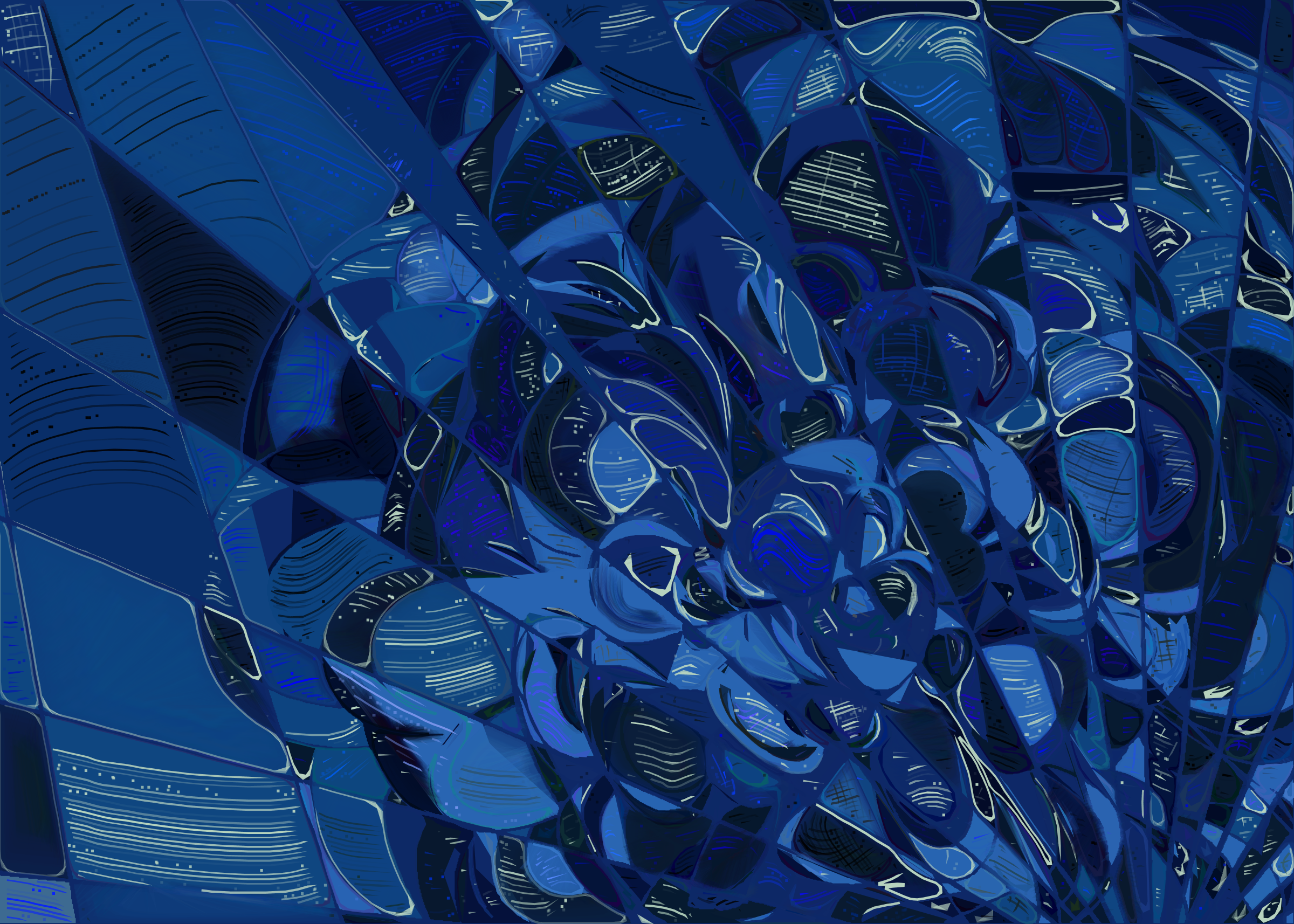 Art Blocks - Art Blocks v2 - Running Moon #16 - NFT # 334000016