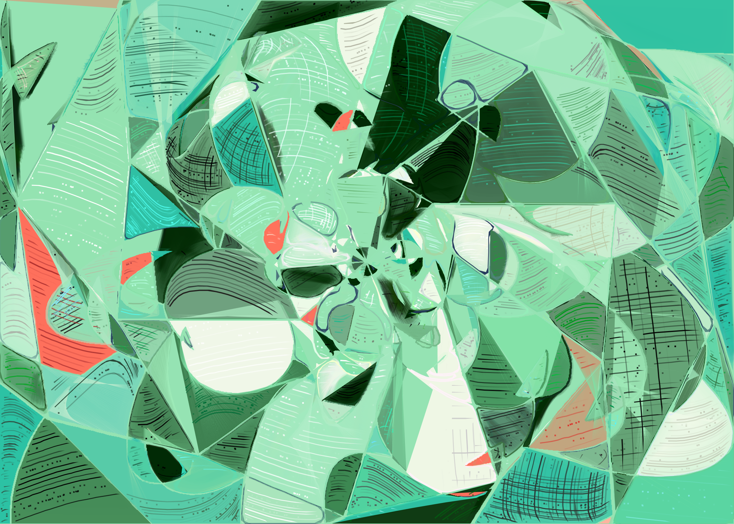 Art Blocks - Art Blocks v2 - Running Moon #18 - NFT # 334000018