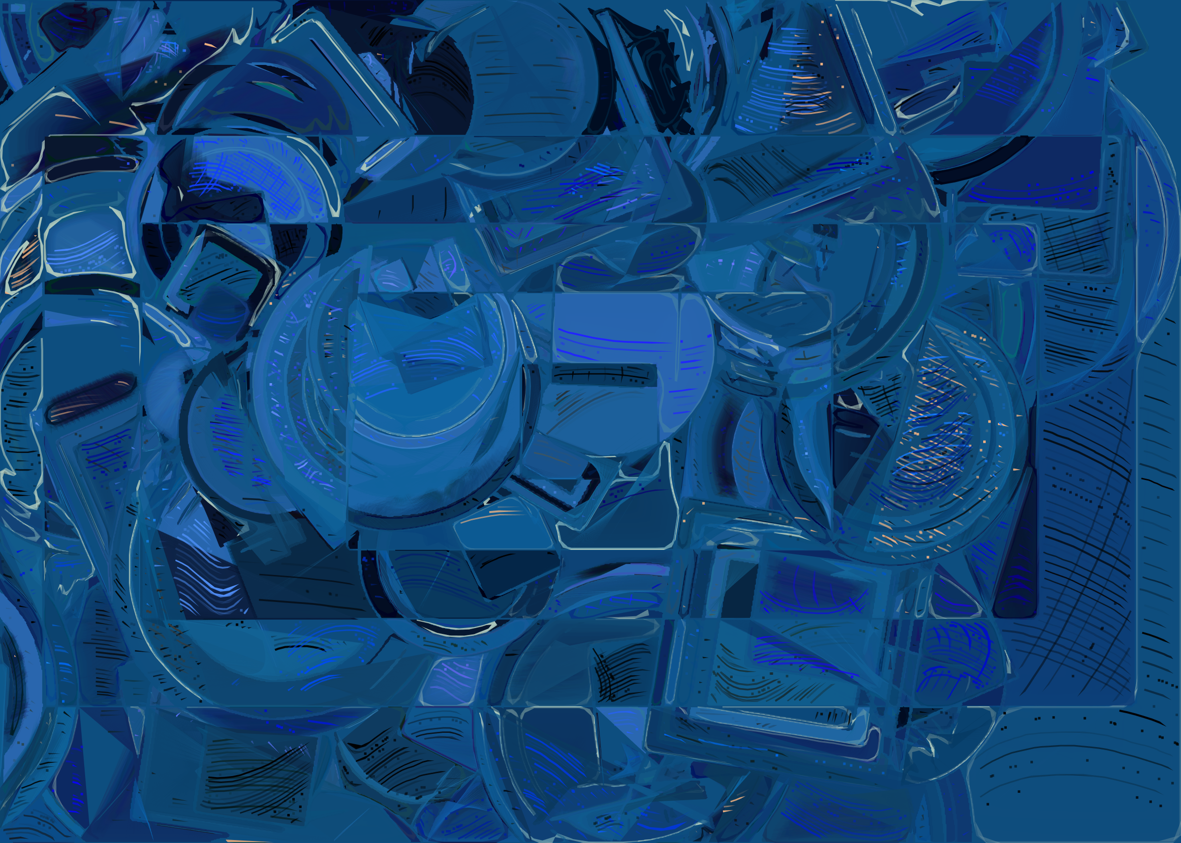 Art Blocks - Art Blocks v2 - Running Moon #19 - NFT # 334000019