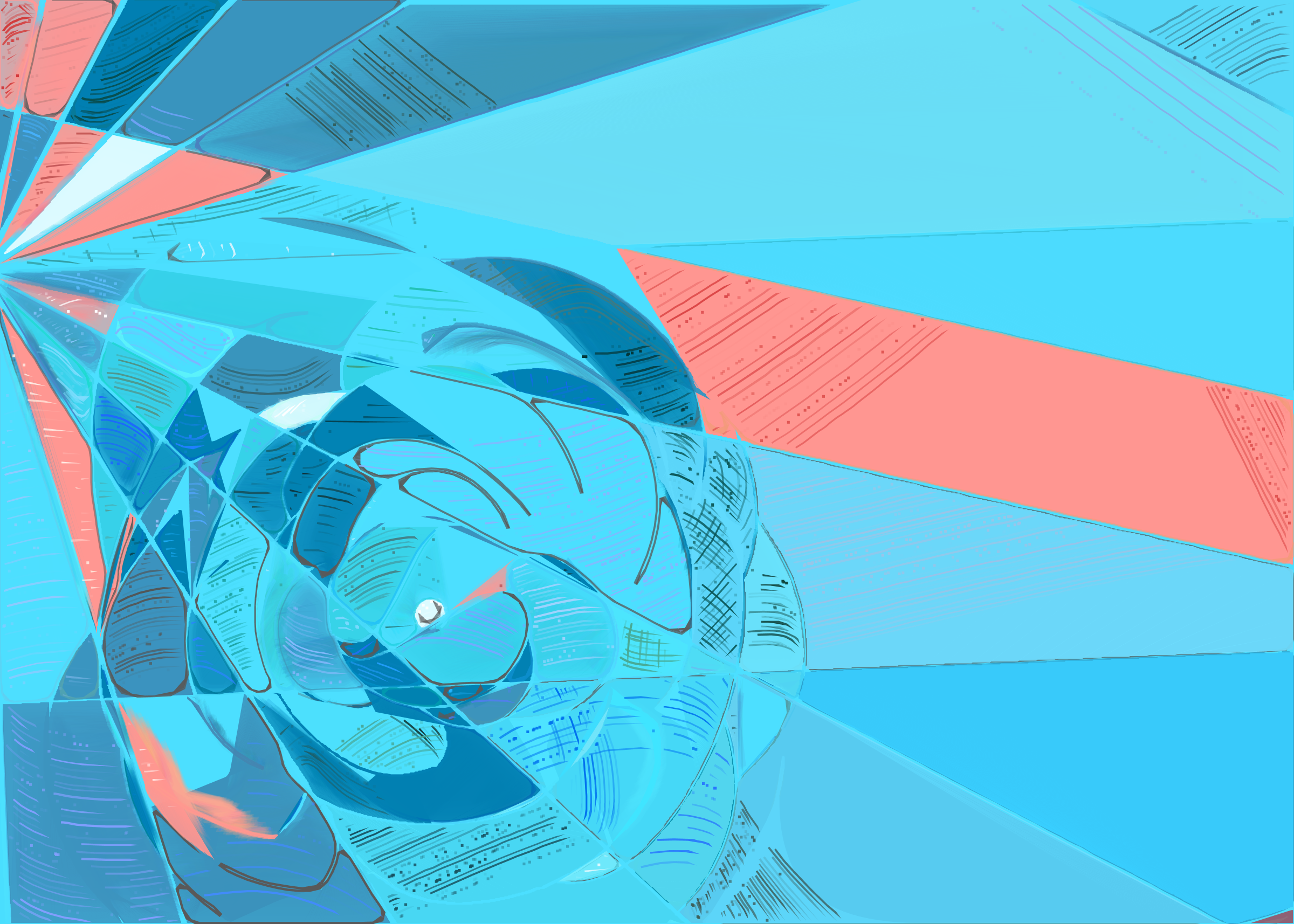 Art Blocks - Art Blocks v2 - Running Moon #30 - NFT # 334000030