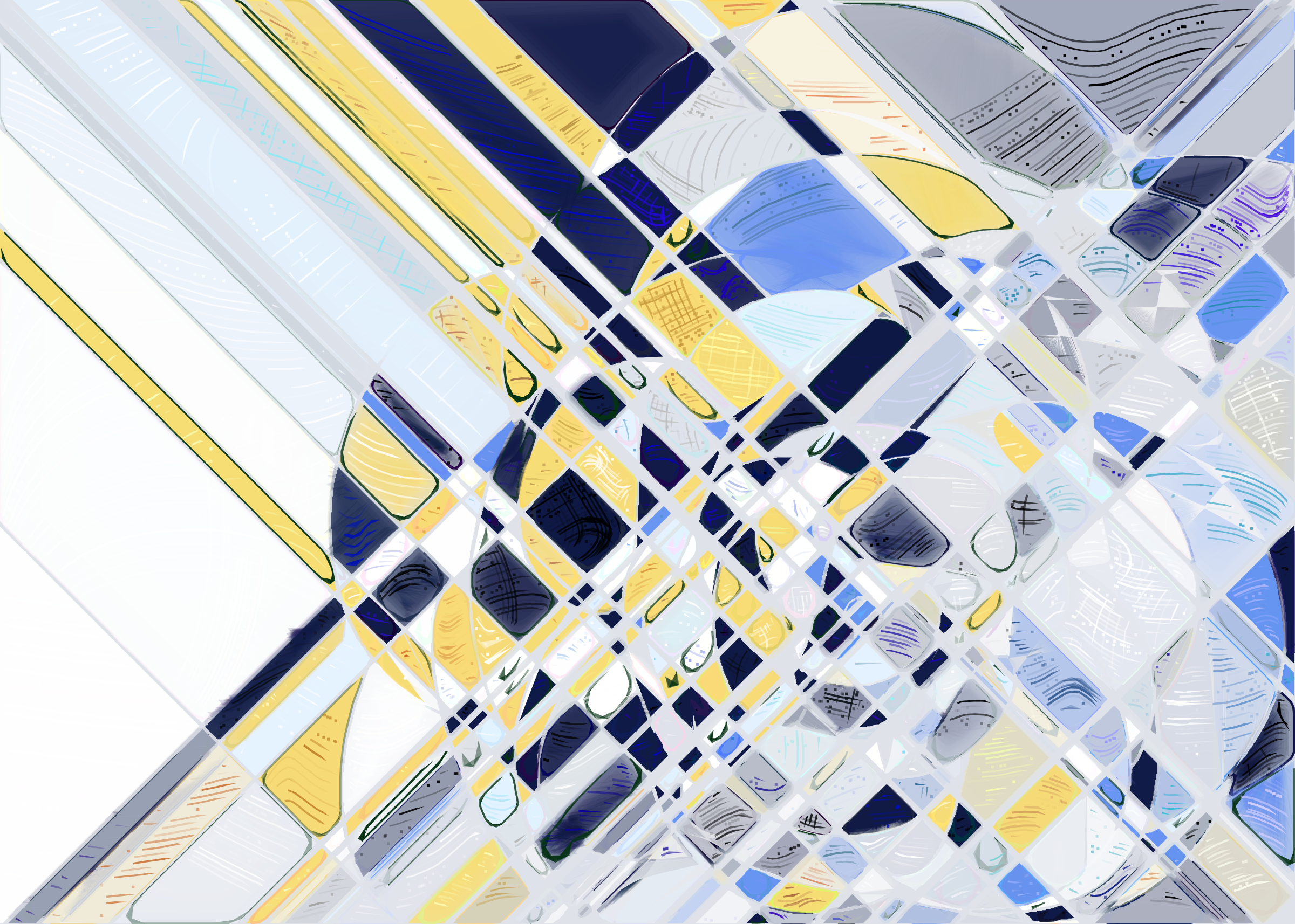 Art Blocks - Art Blocks v2 - Running Moon #45 - NFT # 334000045