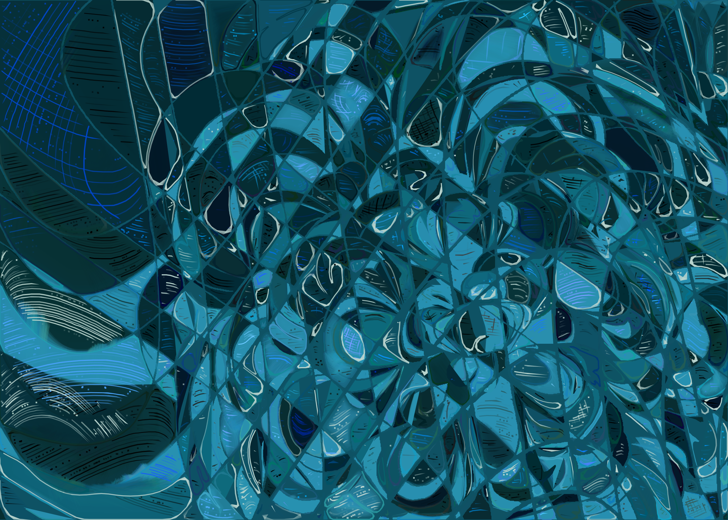 Art Blocks - Art Blocks v2 - Running Moon #46 - NFT # 334000046