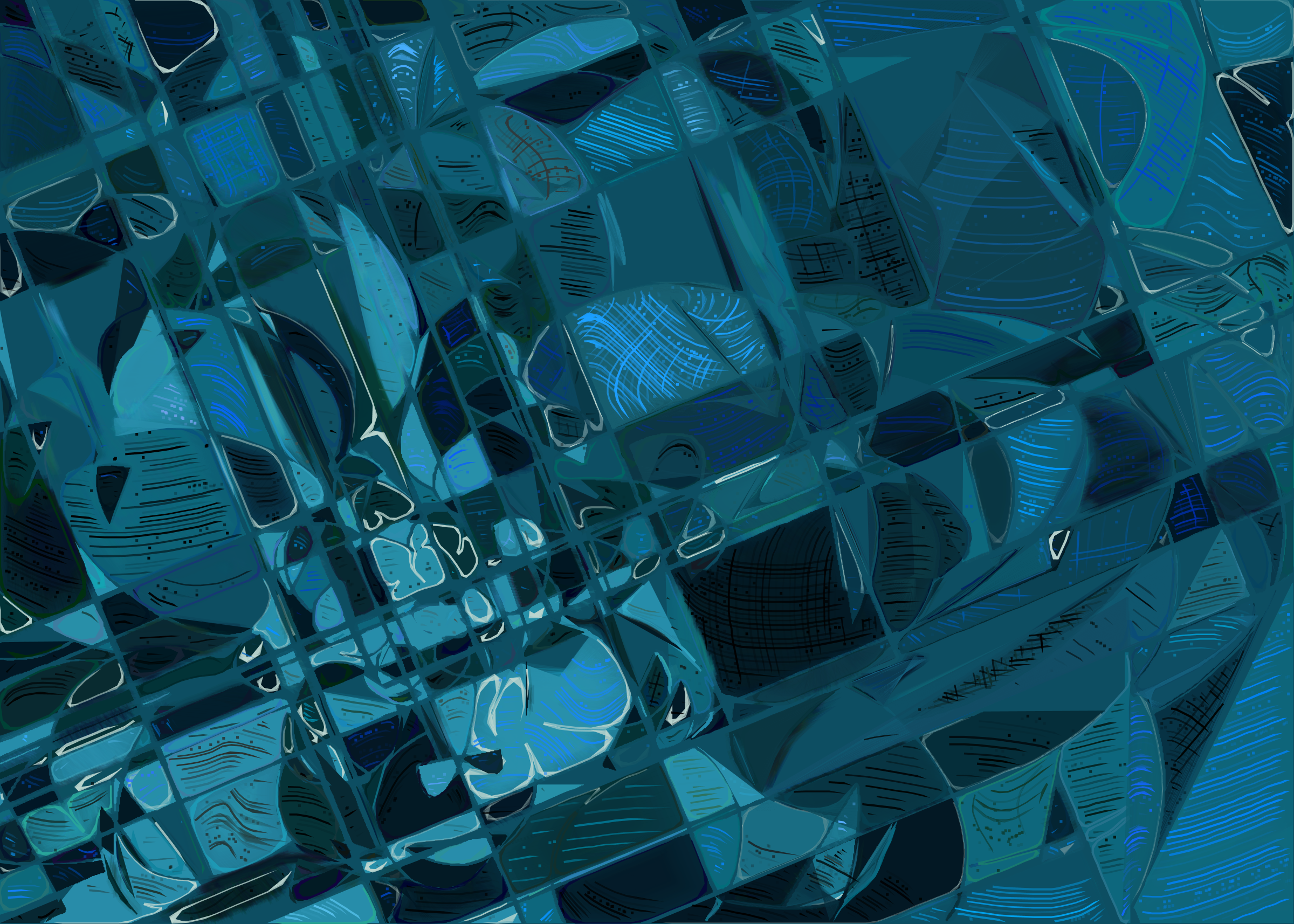 Art Blocks - Art Blocks v2 - Running Moon #48 - NFT # 334000048