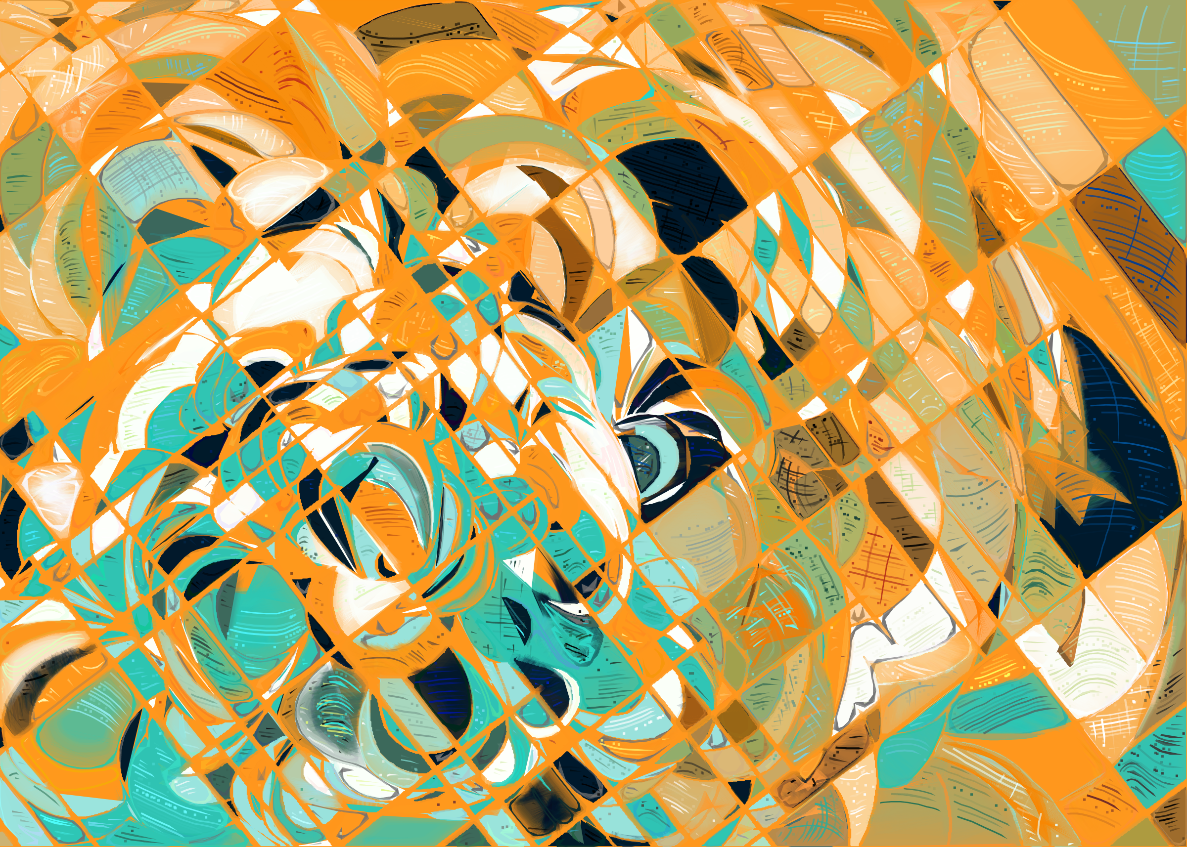 Art Blocks - Art Blocks v2 - Running Moon #49 - NFT # 334000049