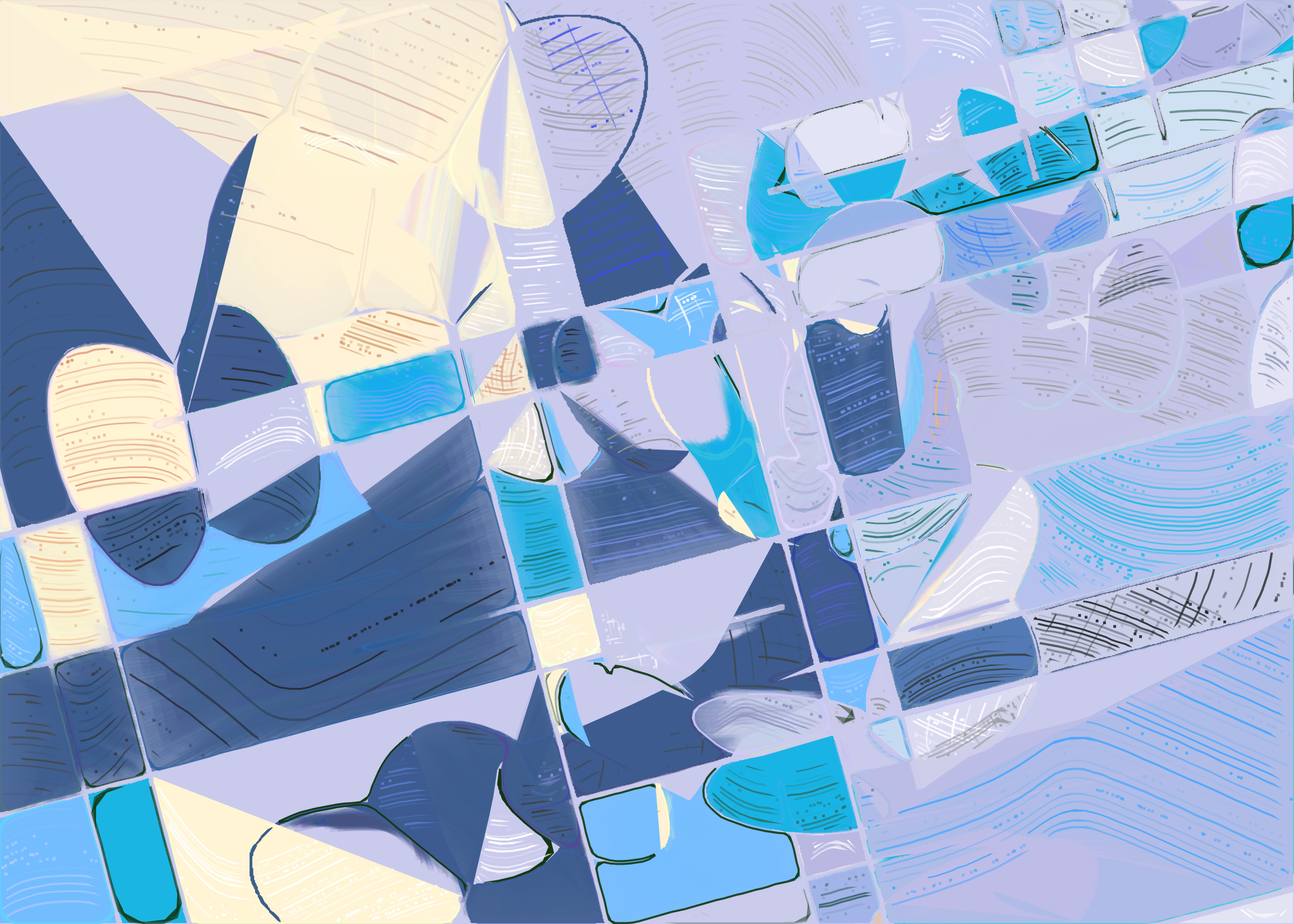 Art Blocks - Art Blocks v2 - Running Moon #54 - NFT # 334000054