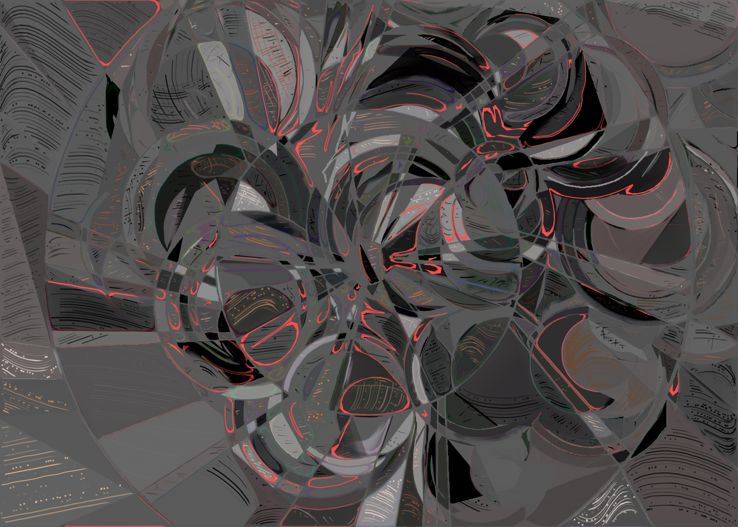 Art Blocks - Art Blocks v2 - Running Moon #57 - NFT # 334000057