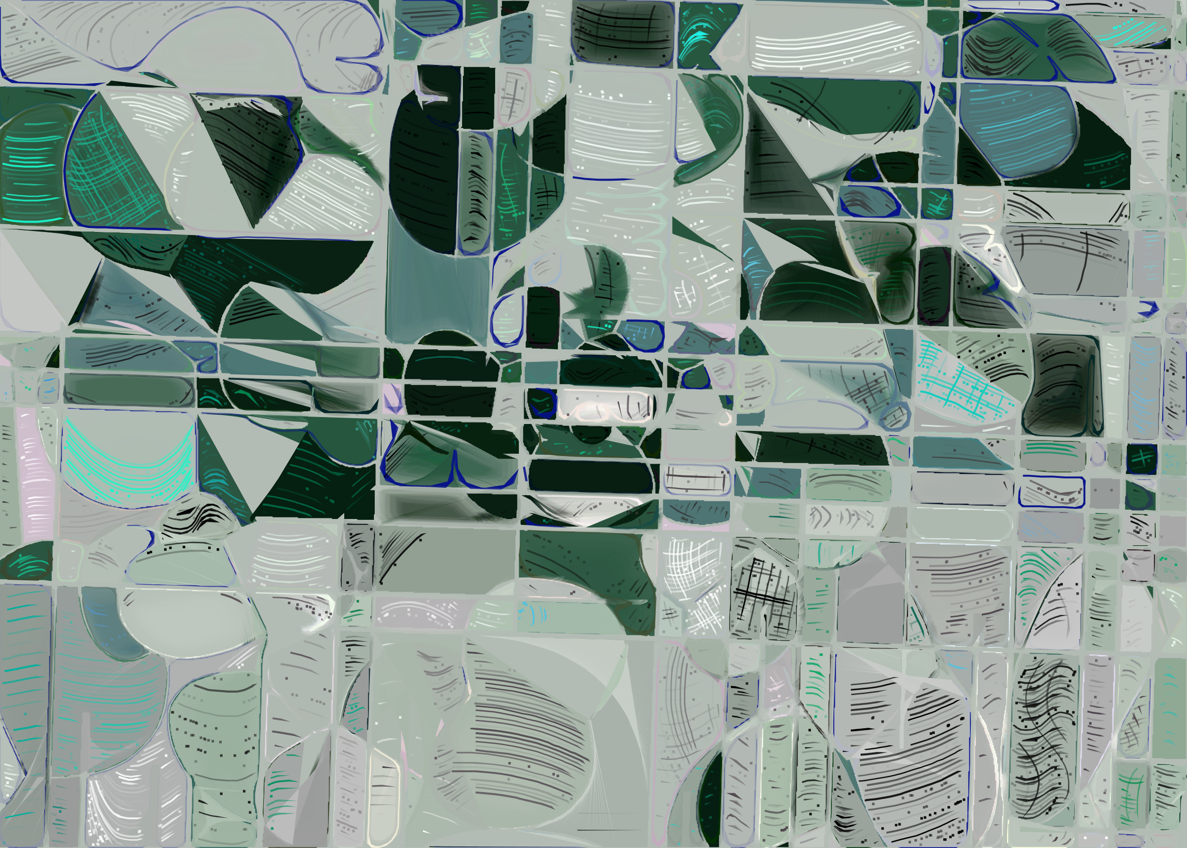 Art Blocks - Art Blocks v2 - Running Moon #60 - NFT # 334000060