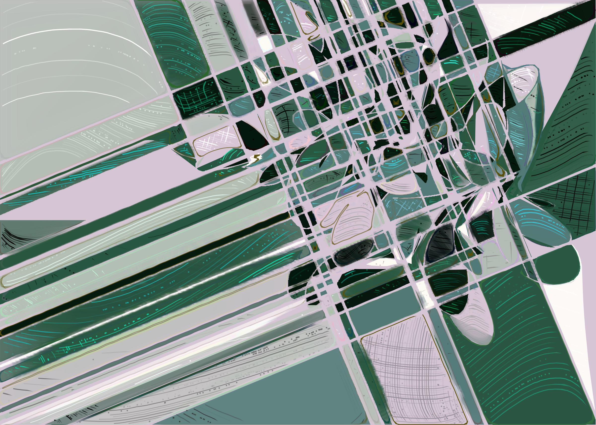 Art Blocks - Art Blocks v2 - Running Moon #63 - NFT # 334000063