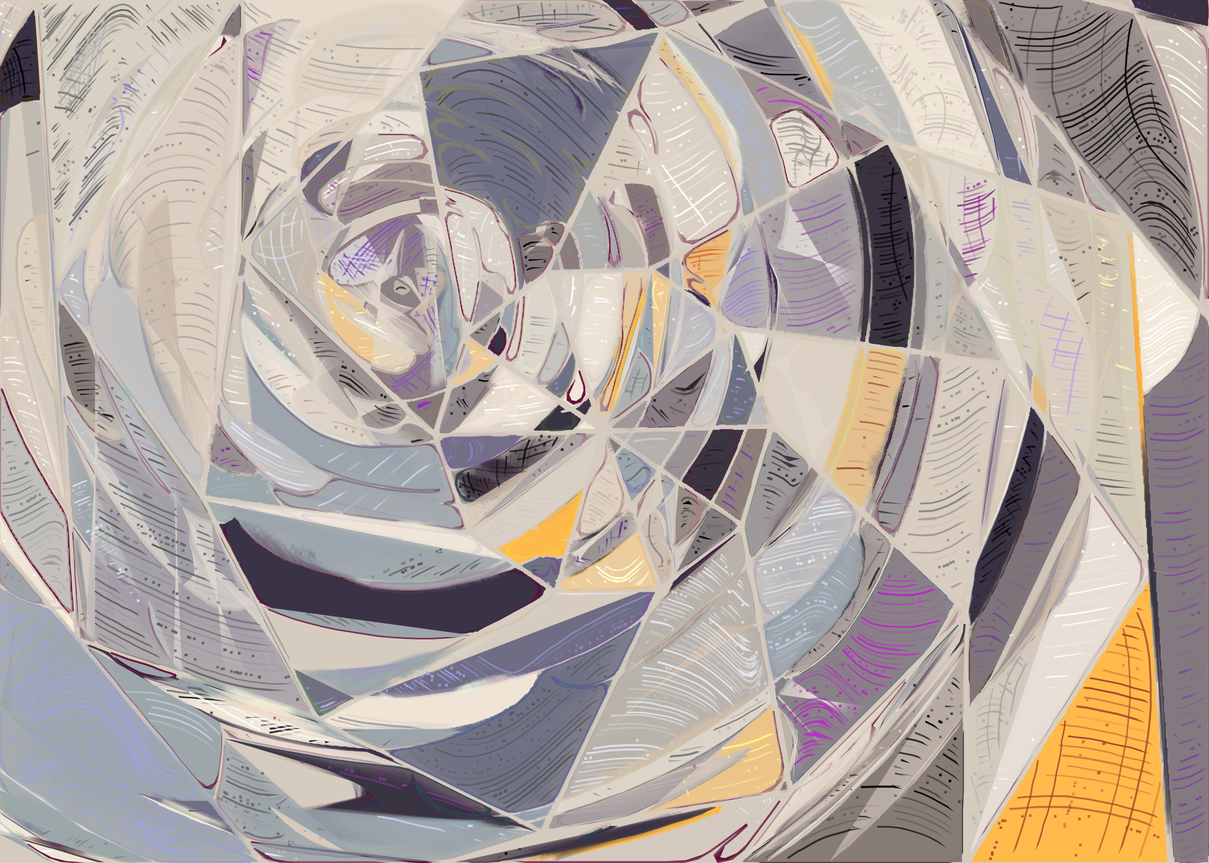 Art Blocks - Art Blocks v2 - Running Moon #64 - NFT # 334000064