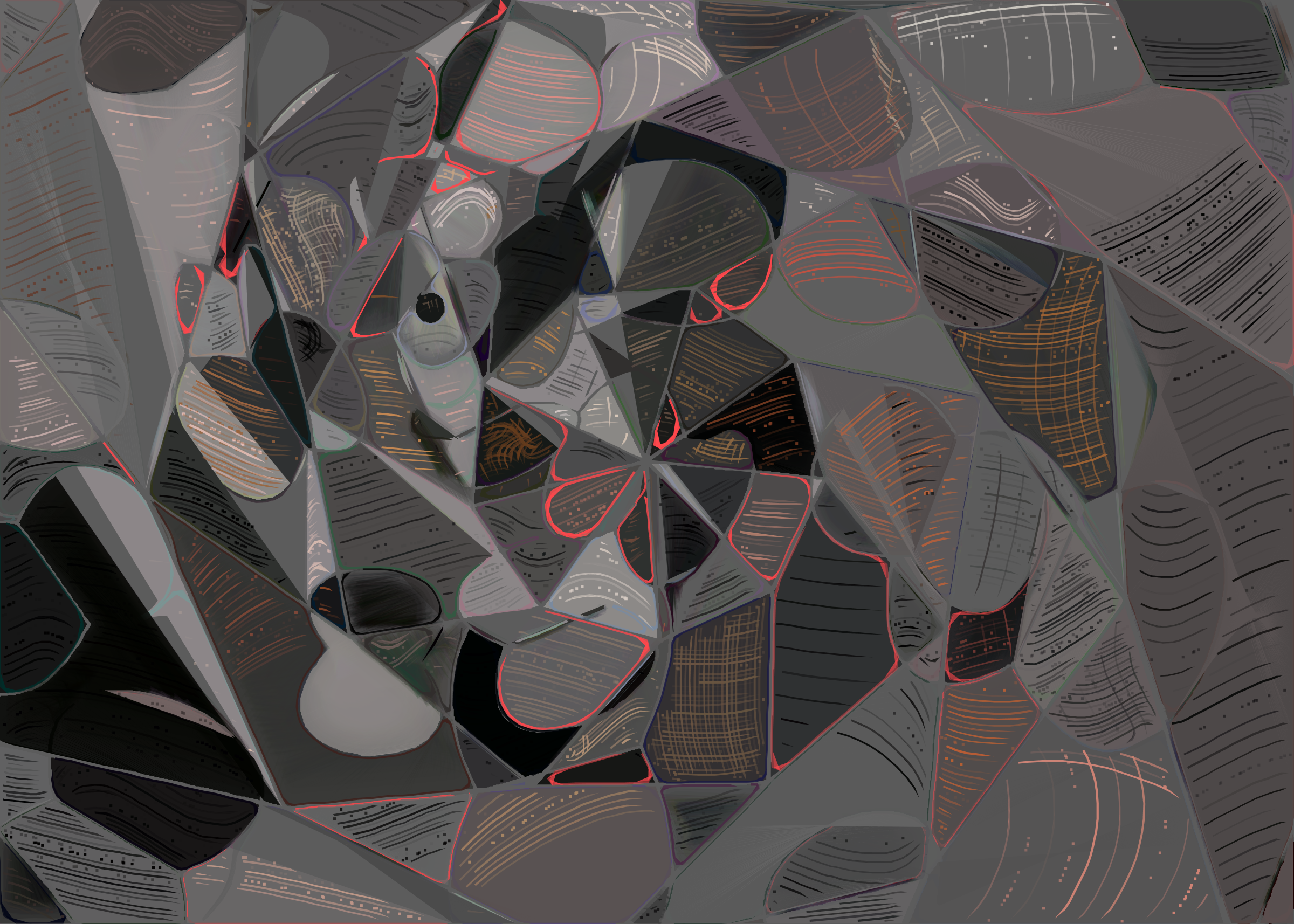 Art Blocks - Art Blocks v2 - Running Moon #66 - NFT # 334000066