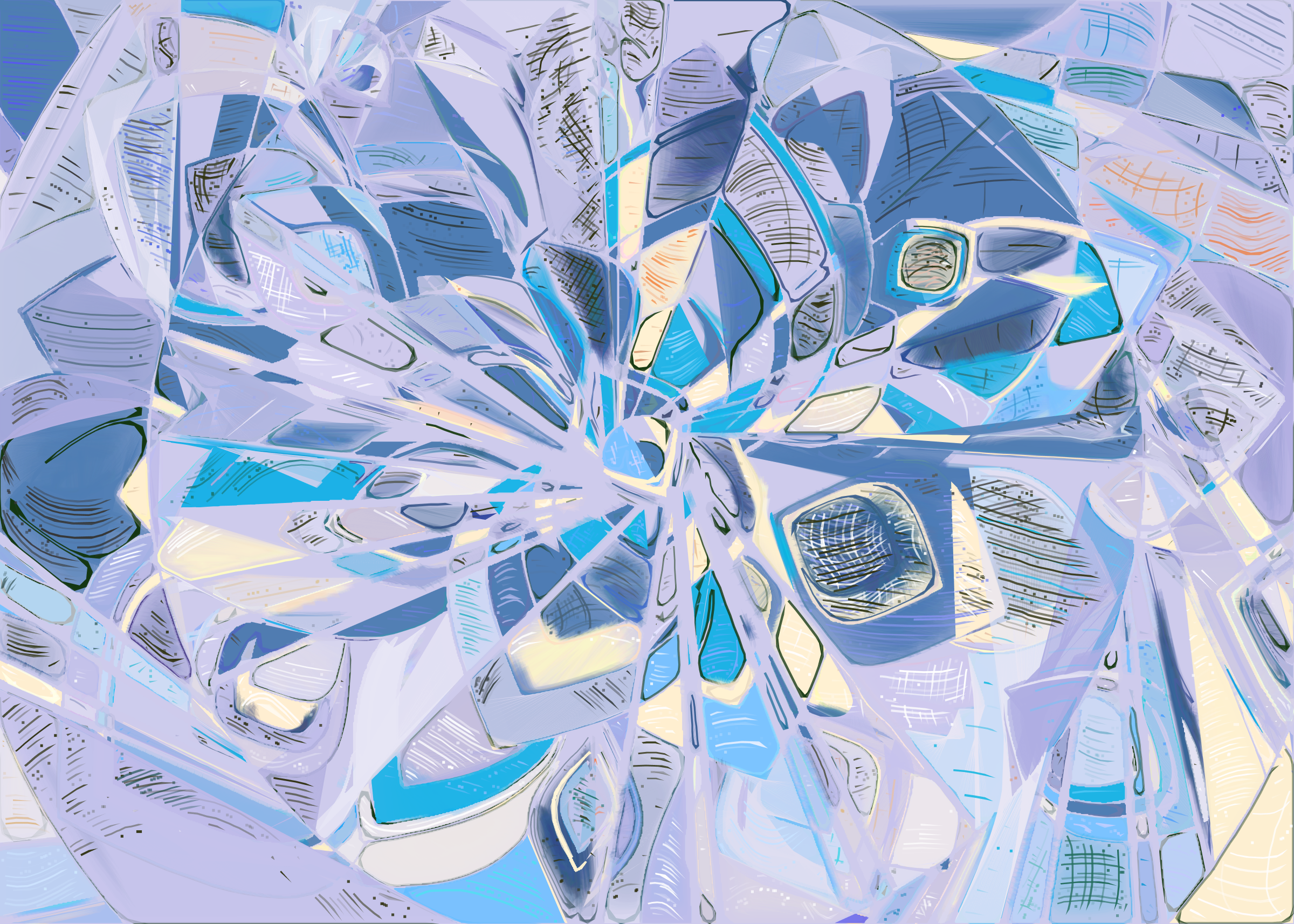 Art Blocks - Art Blocks v2 - Running Moon #69 - NFT # 334000069