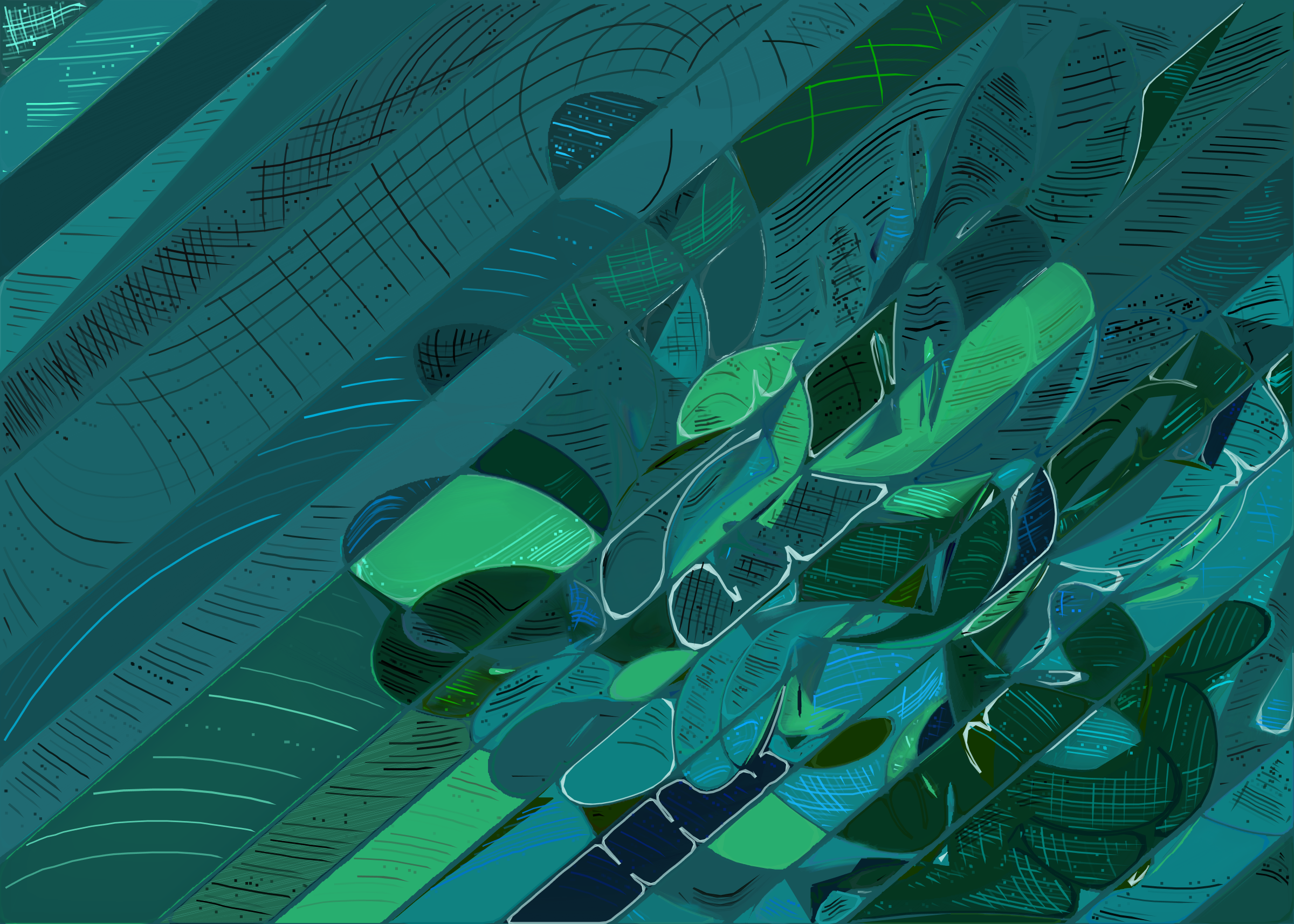 Art Blocks - Art Blocks v2 - Running Moon #82 - NFT # 334000082