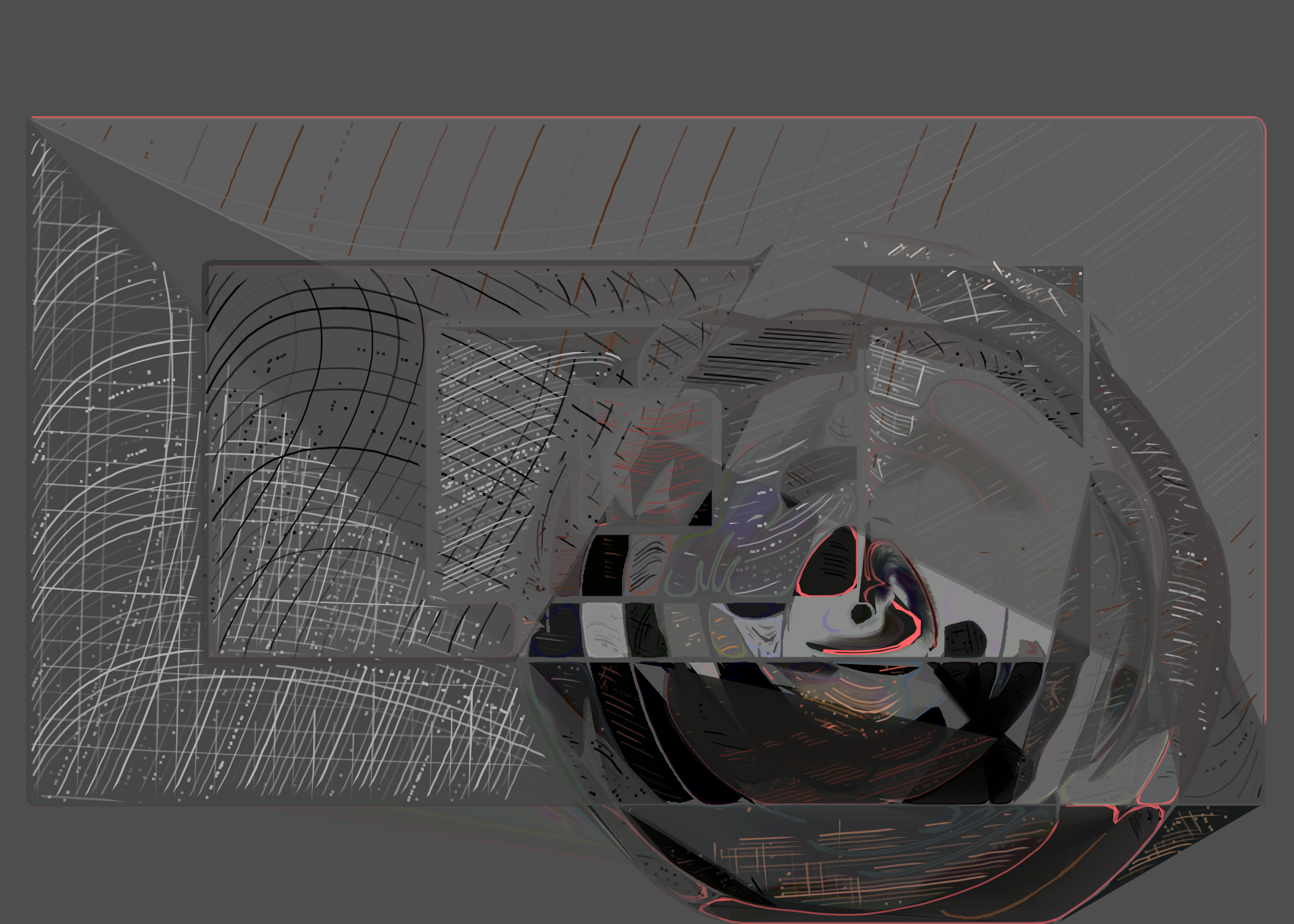 Art Blocks - Art Blocks v2 - Running Moon #86 - NFT # 334000086