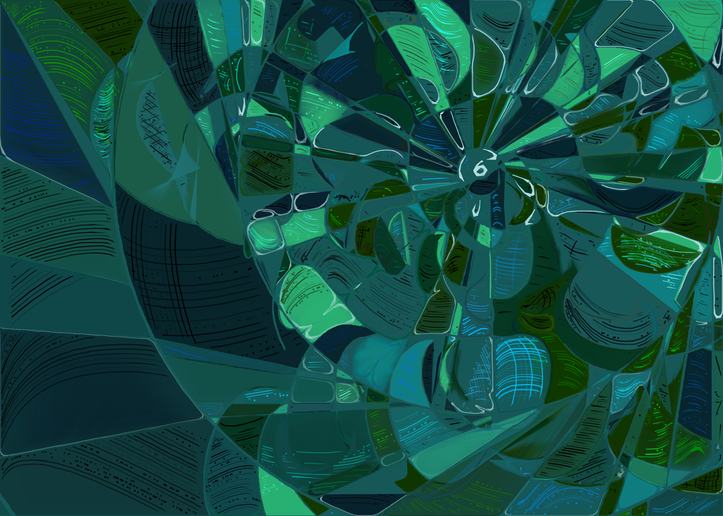 Art Blocks - Art Blocks v2 - Running Moon #92 - NFT # 334000092