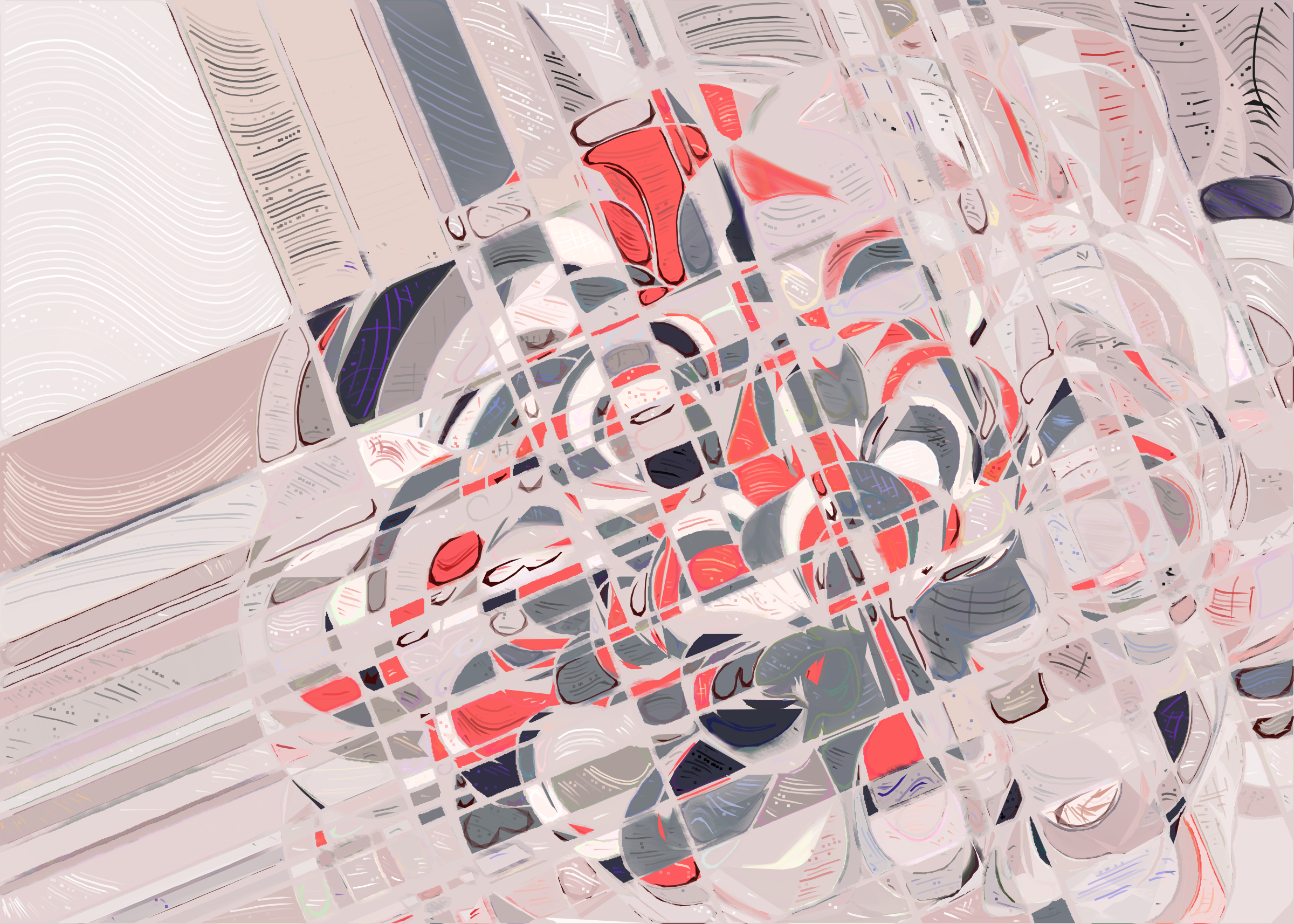 Art Blocks - Art Blocks v2 - Running Moon #93 - NFT # 334000093