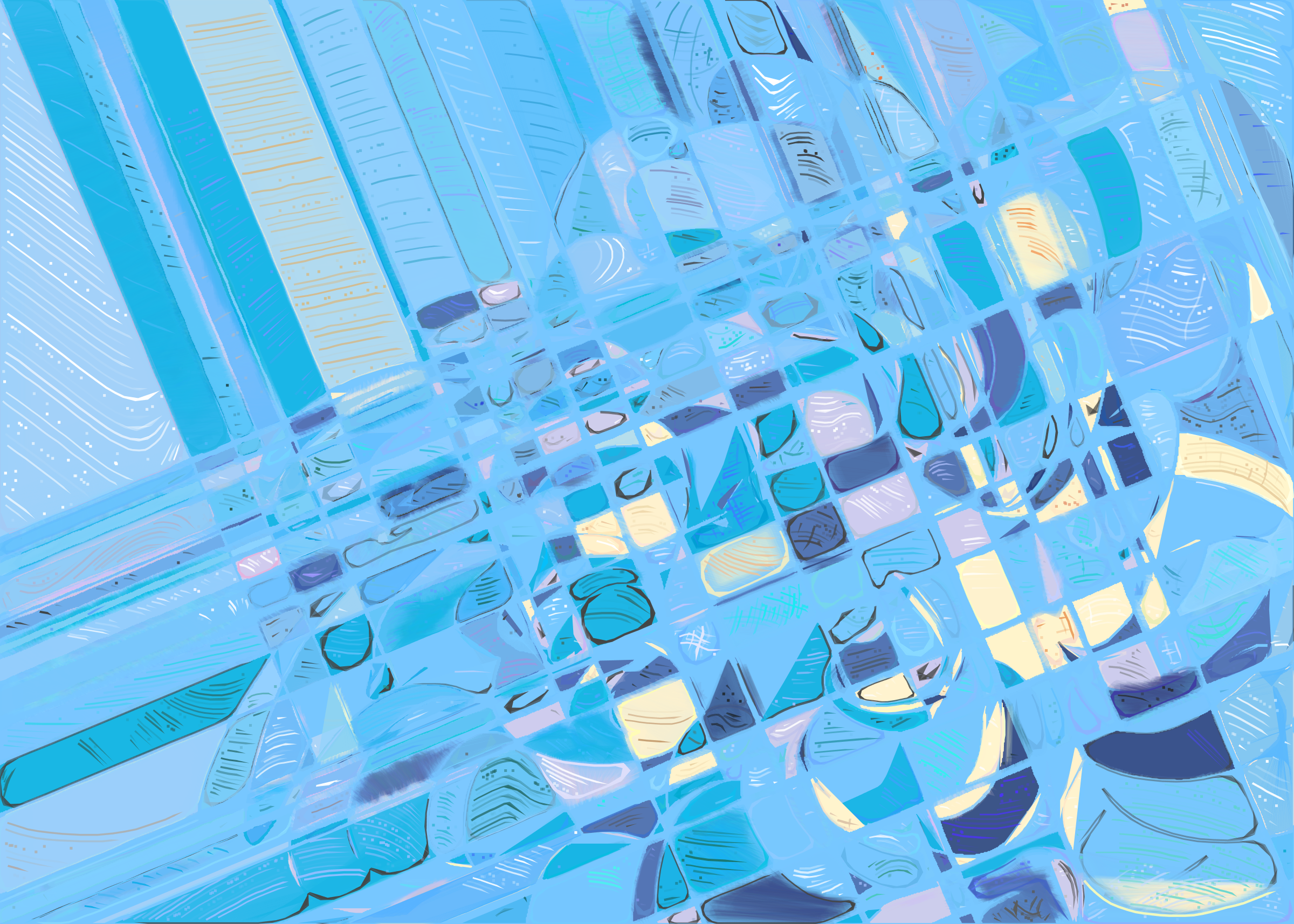 Art Blocks - Art Blocks v2 - Running Moon #103 - NFT # 334000103