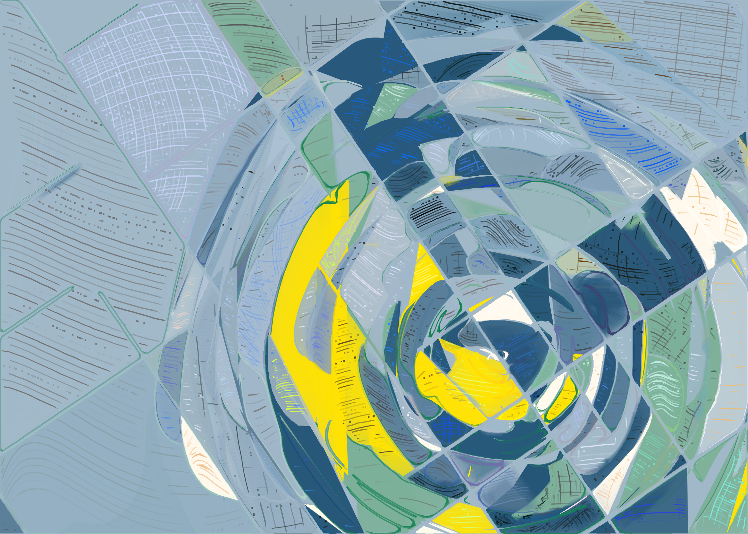 Art Blocks - Art Blocks v2 - Running Moon #105 - NFT # 334000105