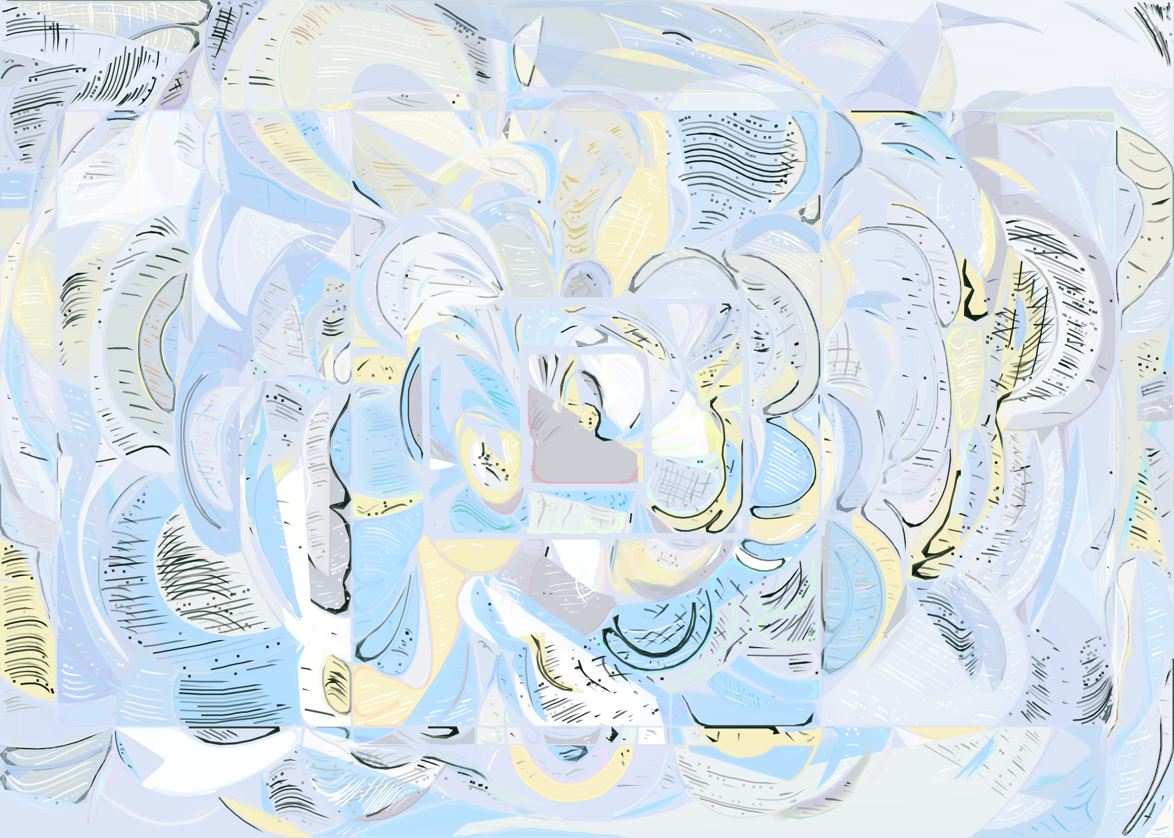 Art Blocks - Art Blocks v2 - Running Moon #108 - NFT # 334000108