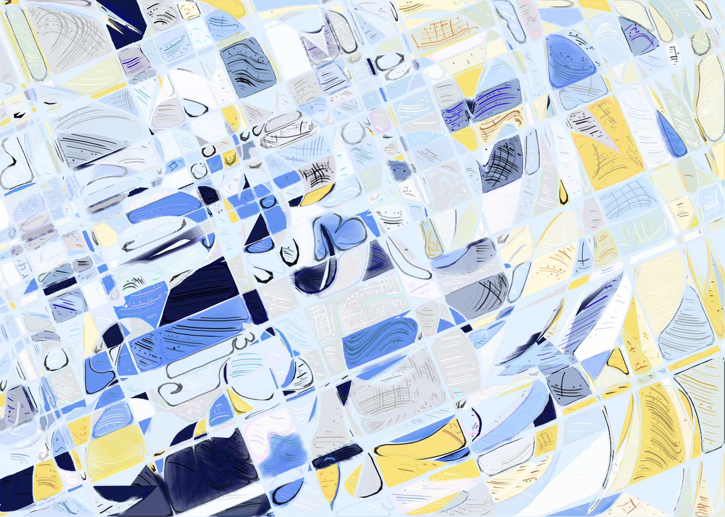 Art Blocks - Art Blocks v2 - Running Moon #113 - NFT # 334000113