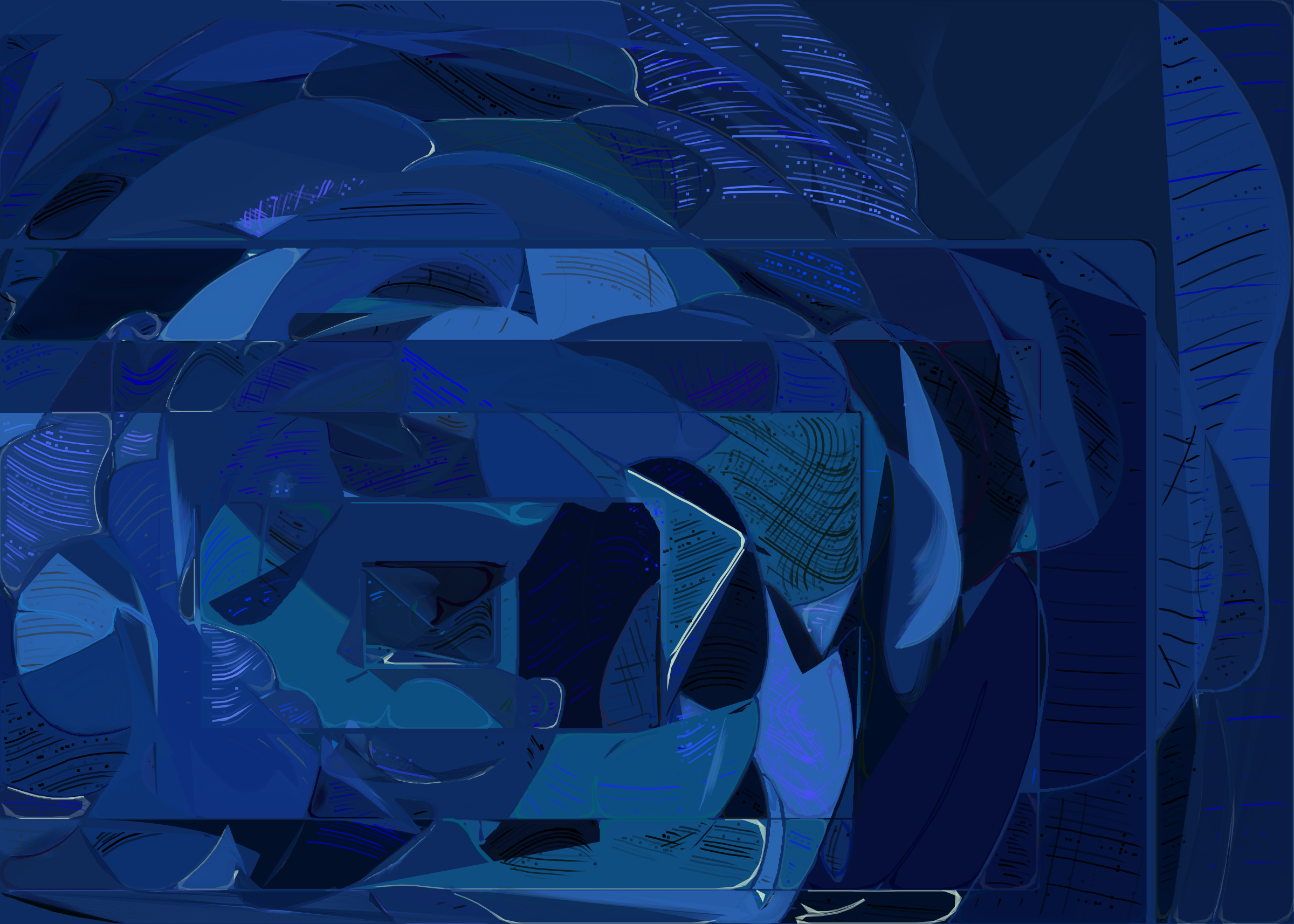 Art Blocks - Art Blocks v2 - Running Moon #115 - NFT # 334000115