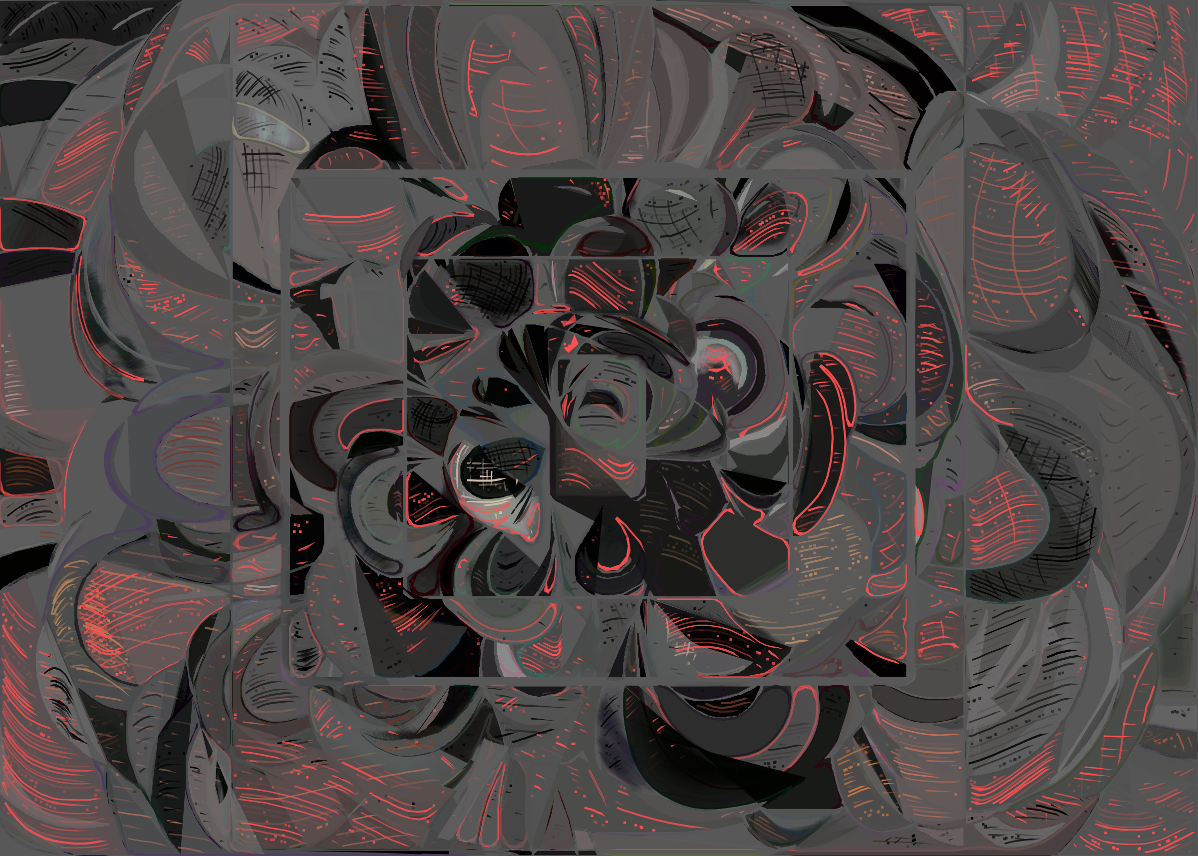 Art Blocks - Art Blocks v2 - Running Moon #121 - NFT # 334000121