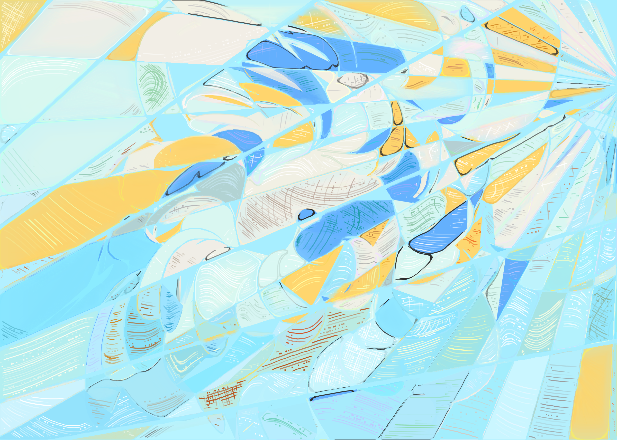 Art Blocks - Art Blocks v2 - Running Moon #122 - NFT # 334000122