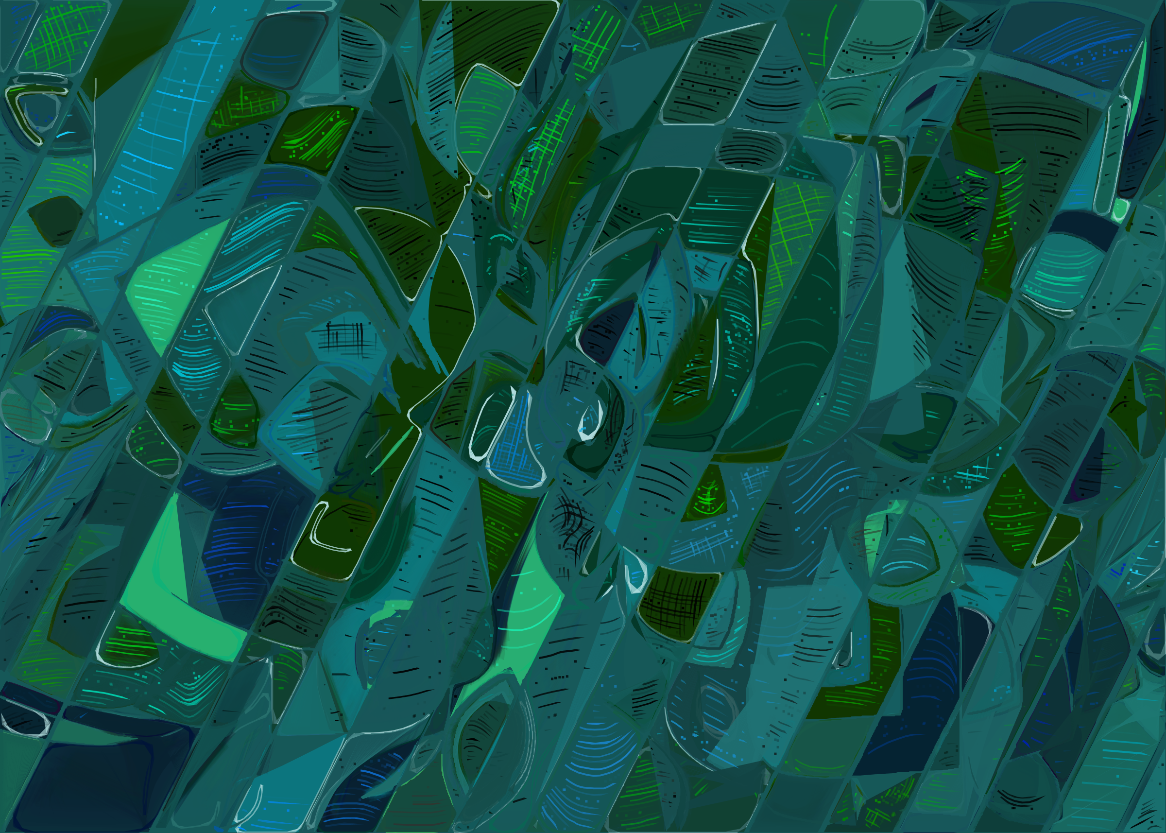 Art Blocks - Art Blocks v2 - Running Moon #127 - NFT # 334000127