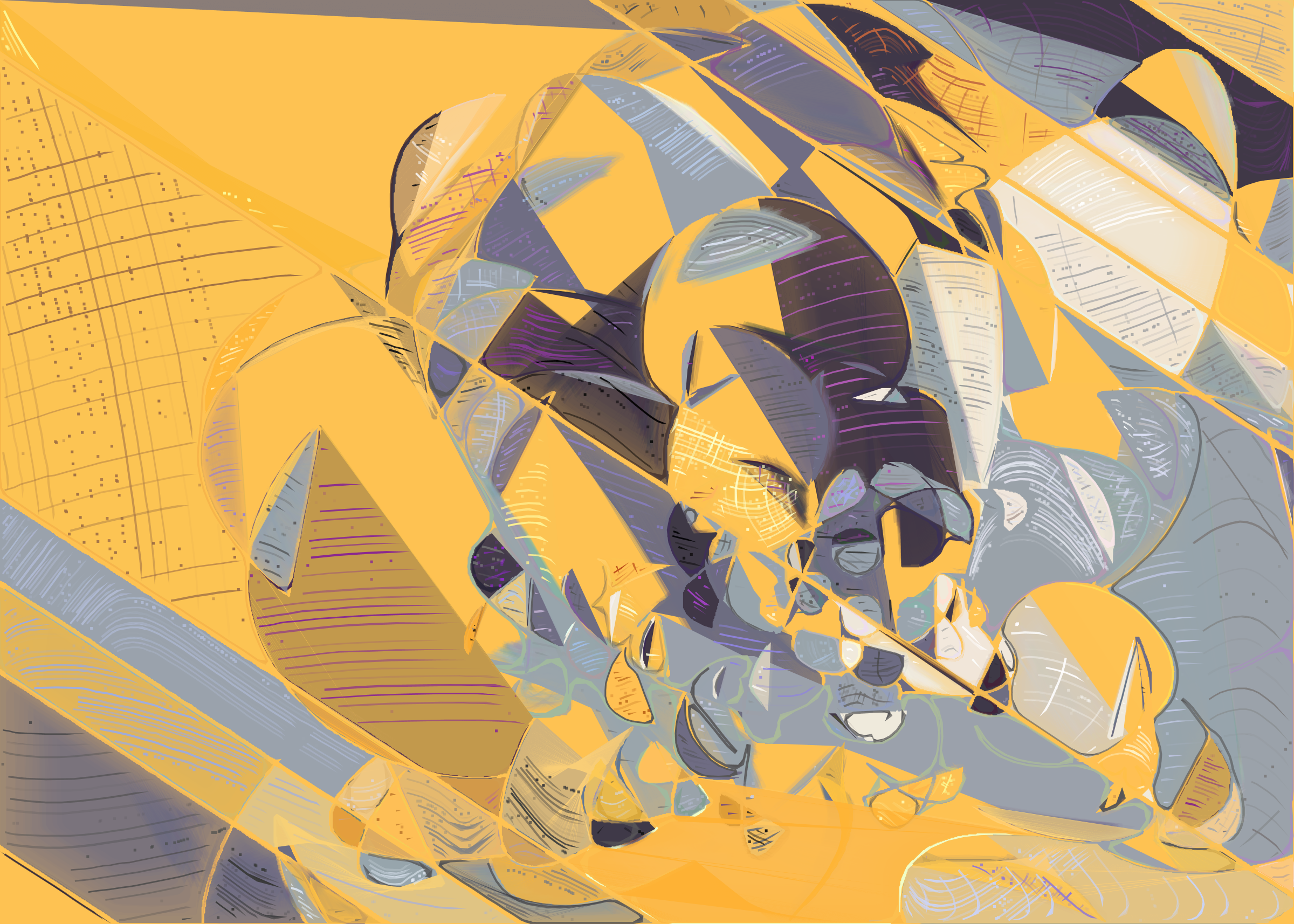 Art Blocks - Art Blocks v2 - Running Moon #134 - NFT # 334000134