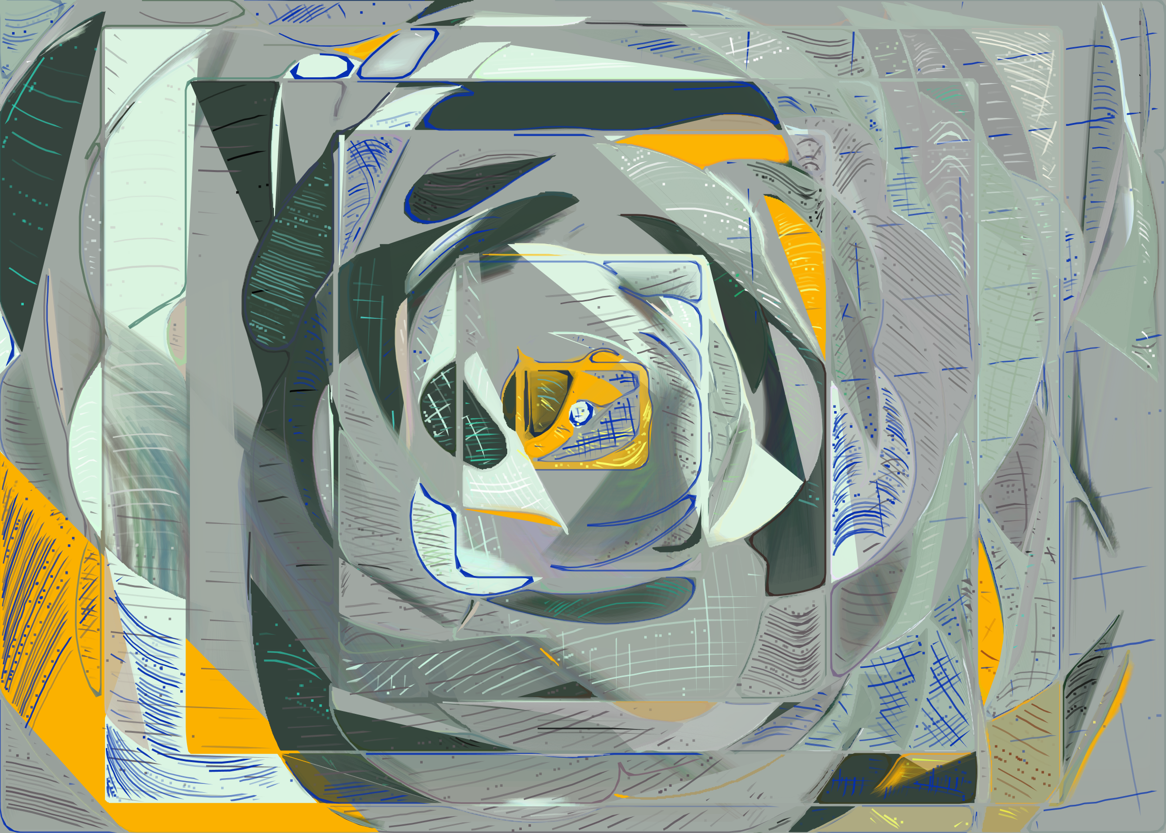 Art Blocks - Art Blocks v2 - Running Moon #142 - NFT # 334000142