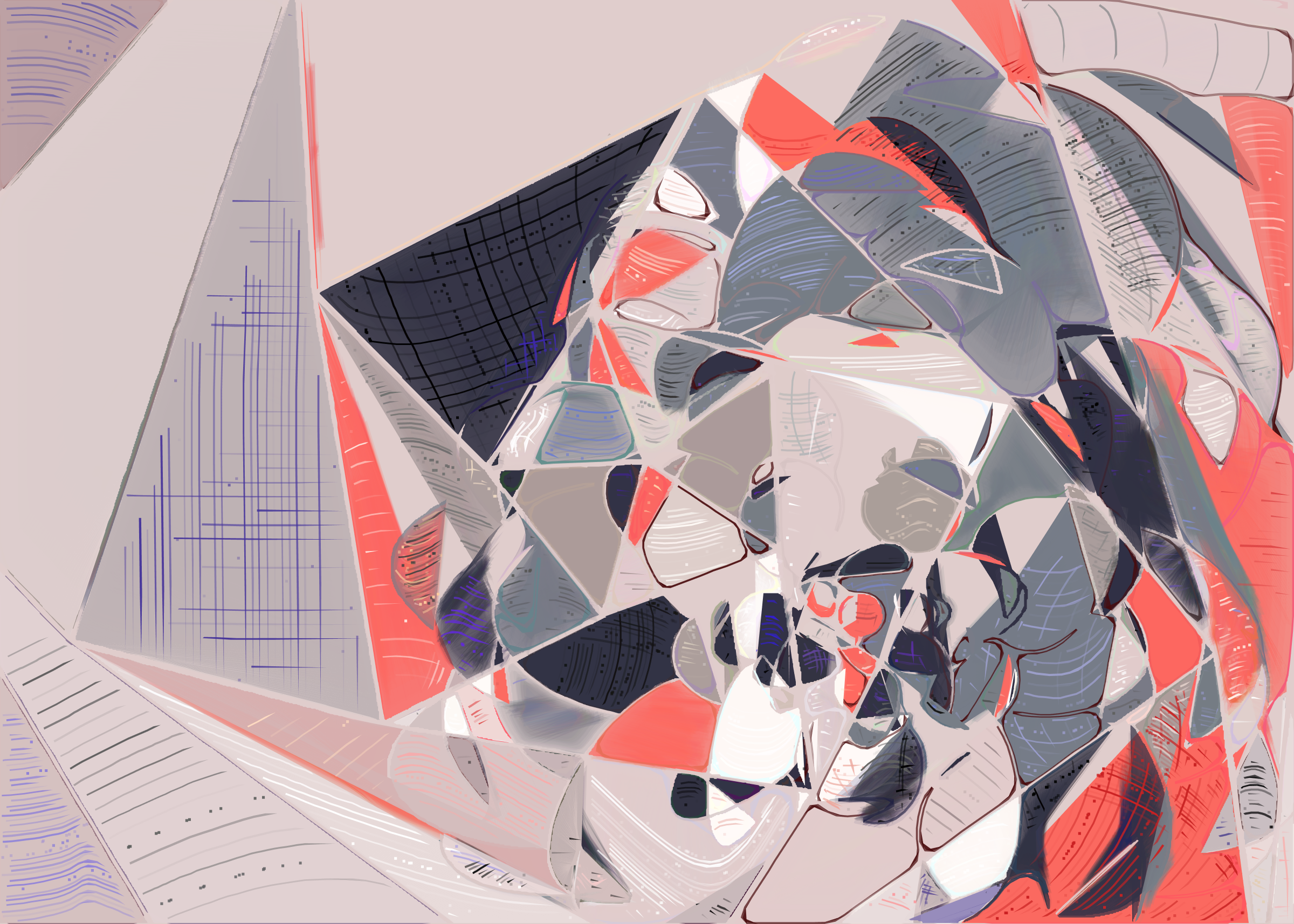 Art Blocks - Art Blocks v2 - Running Moon #164 - NFT # 334000164