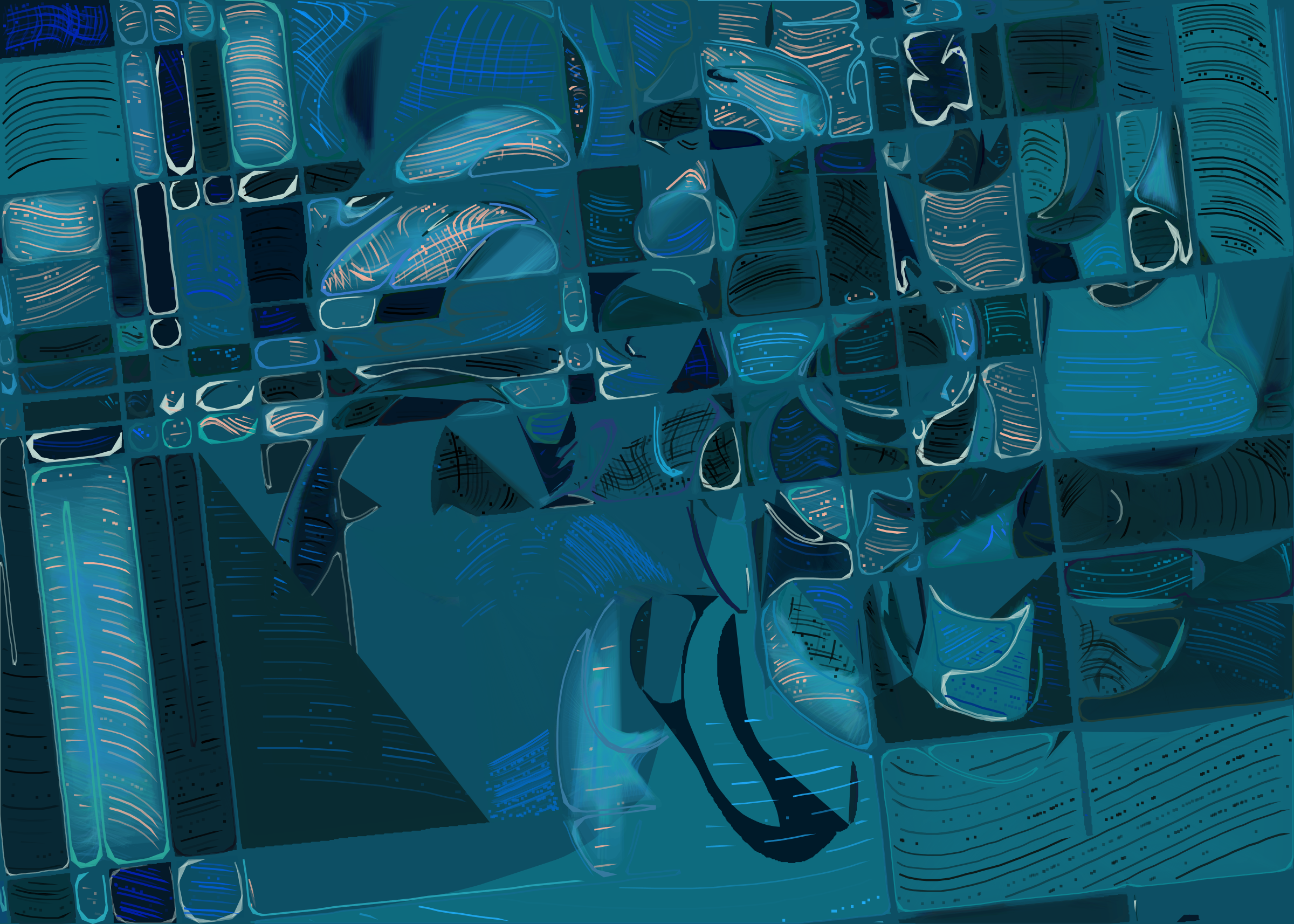 Art Blocks - Art Blocks v2 - Running Moon #165 - NFT # 334000165