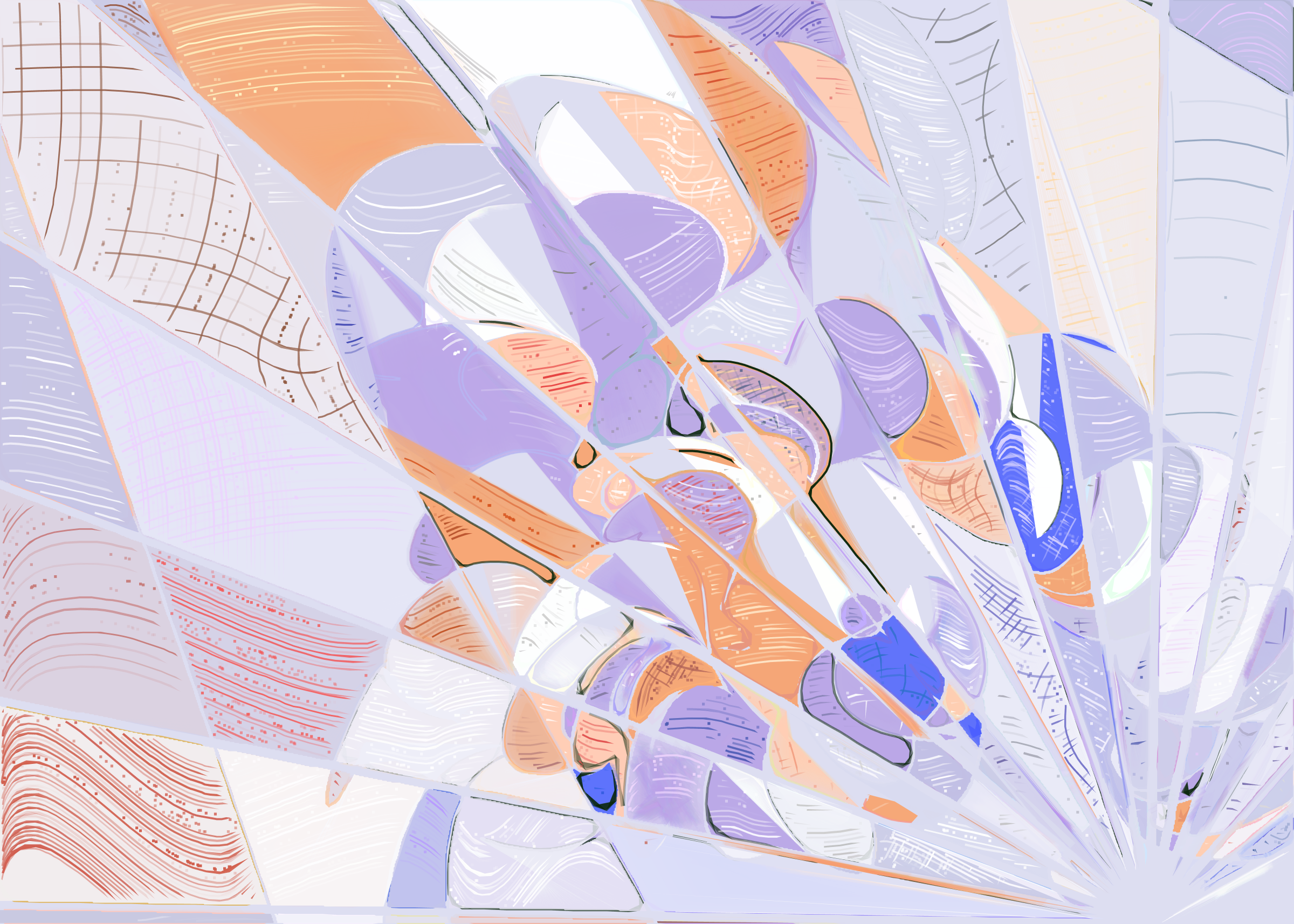 Art Blocks - Art Blocks v2 - Running Moon #170 - NFT # 334000170