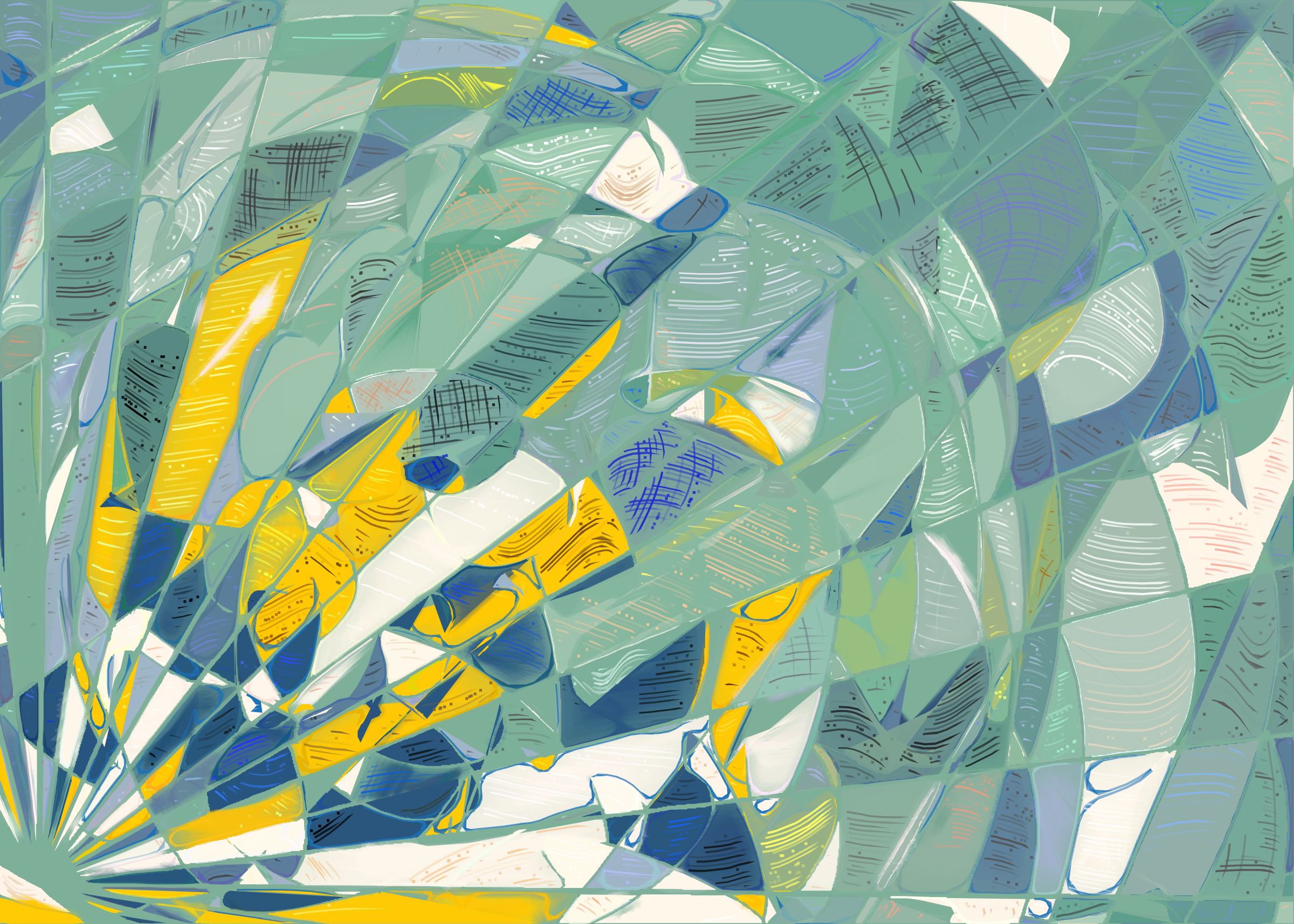 Art Blocks - Art Blocks v2 - Running Moon #174 - NFT # 334000174