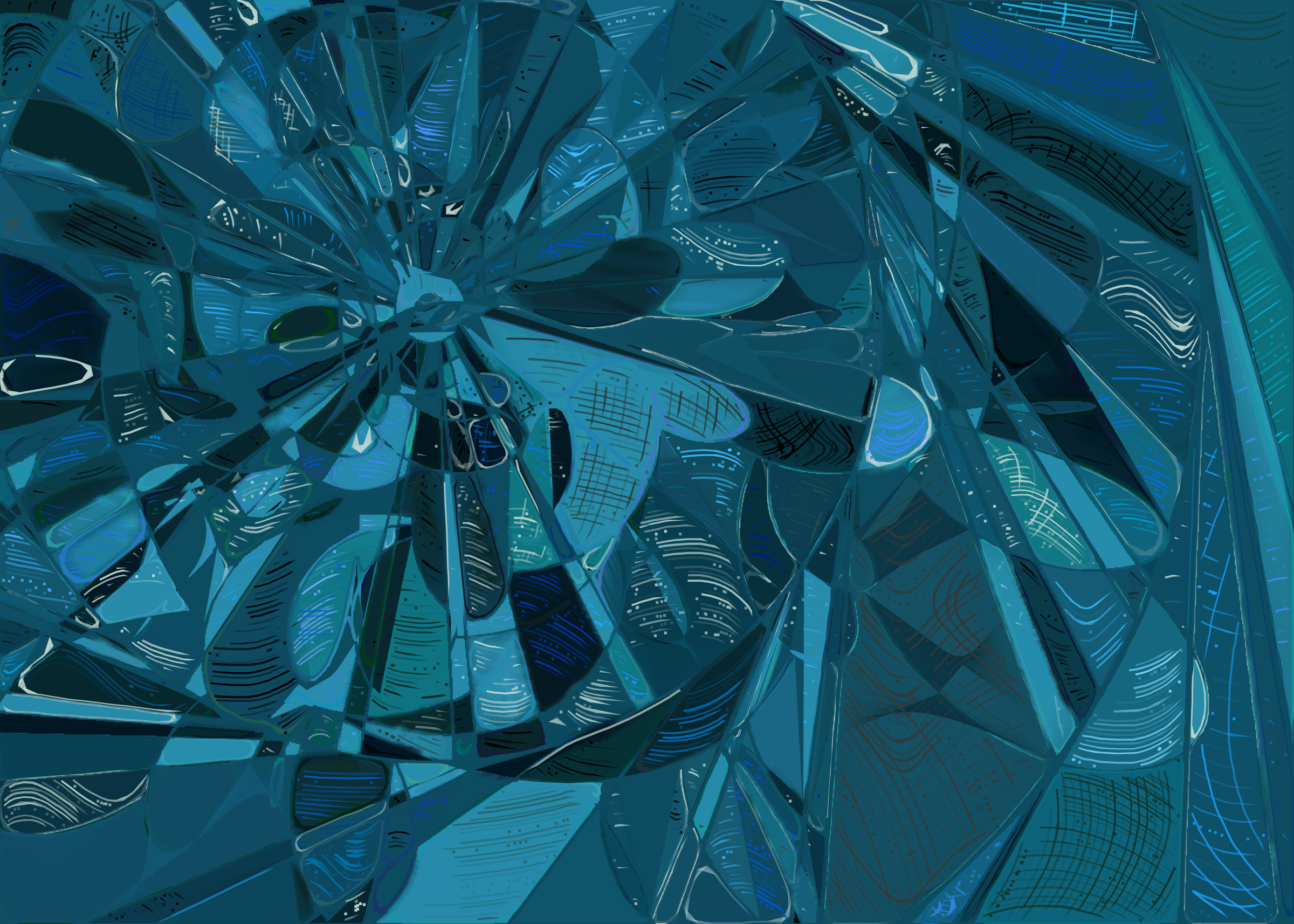 Art Blocks - Art Blocks v2 - Running Moon #178 - NFT # 334000178