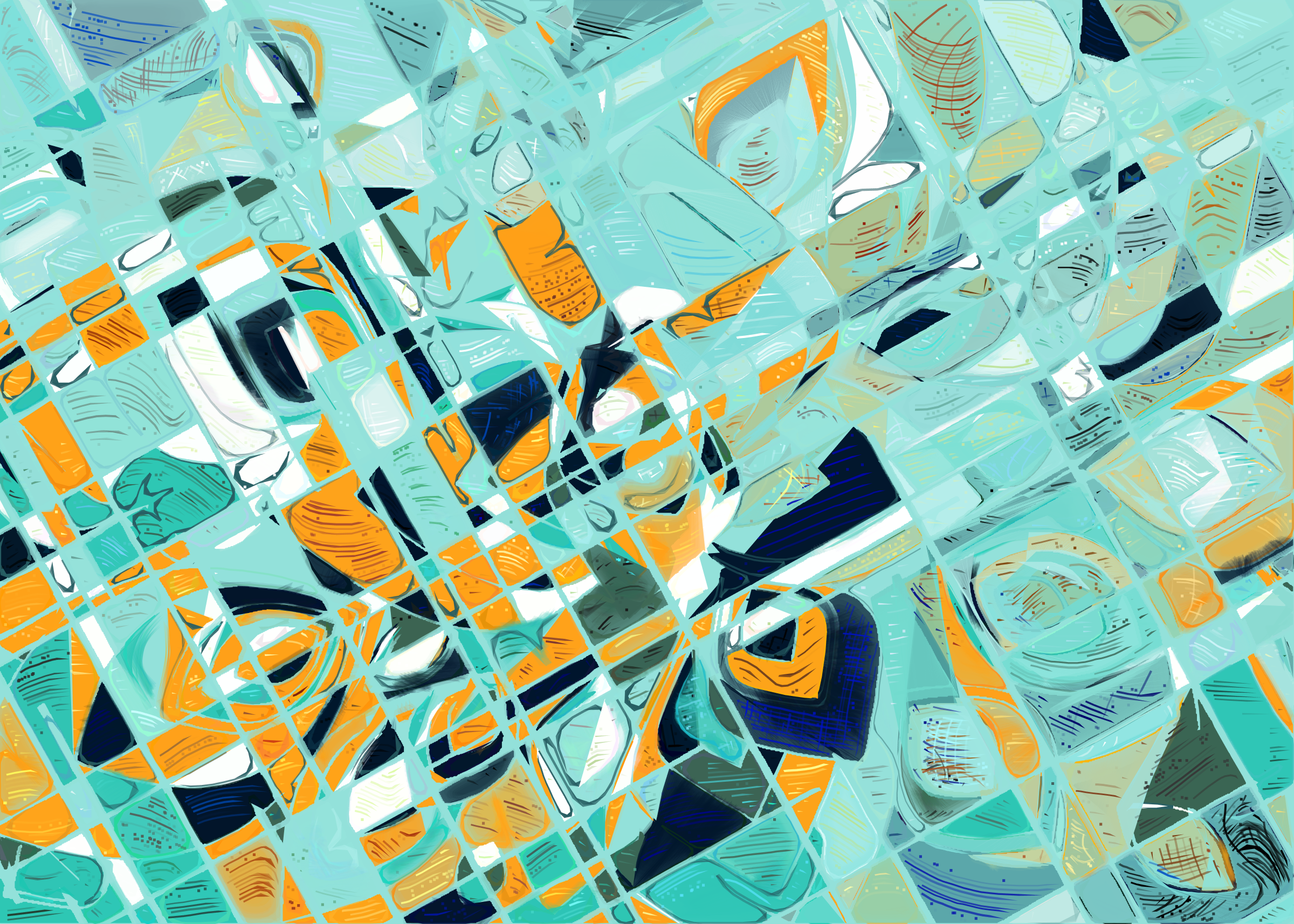 Art Blocks - Art Blocks v2 - Running Moon #186 - NFT # 334000186