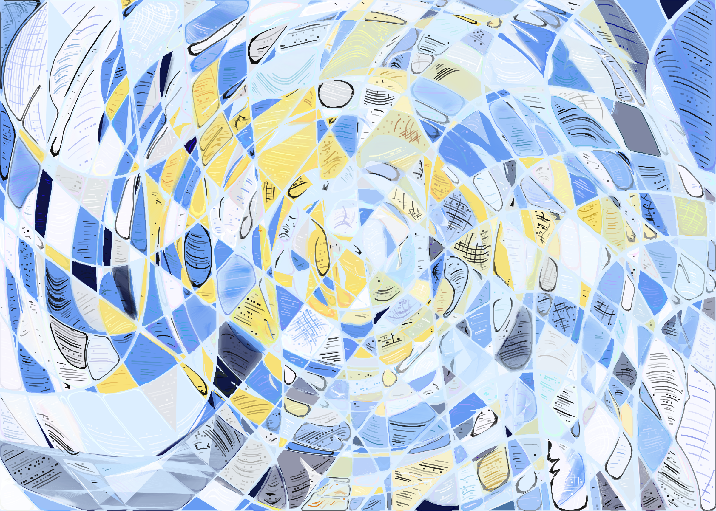 Art Blocks - Art Blocks v2 - Running Moon #190 - NFT # 334000190