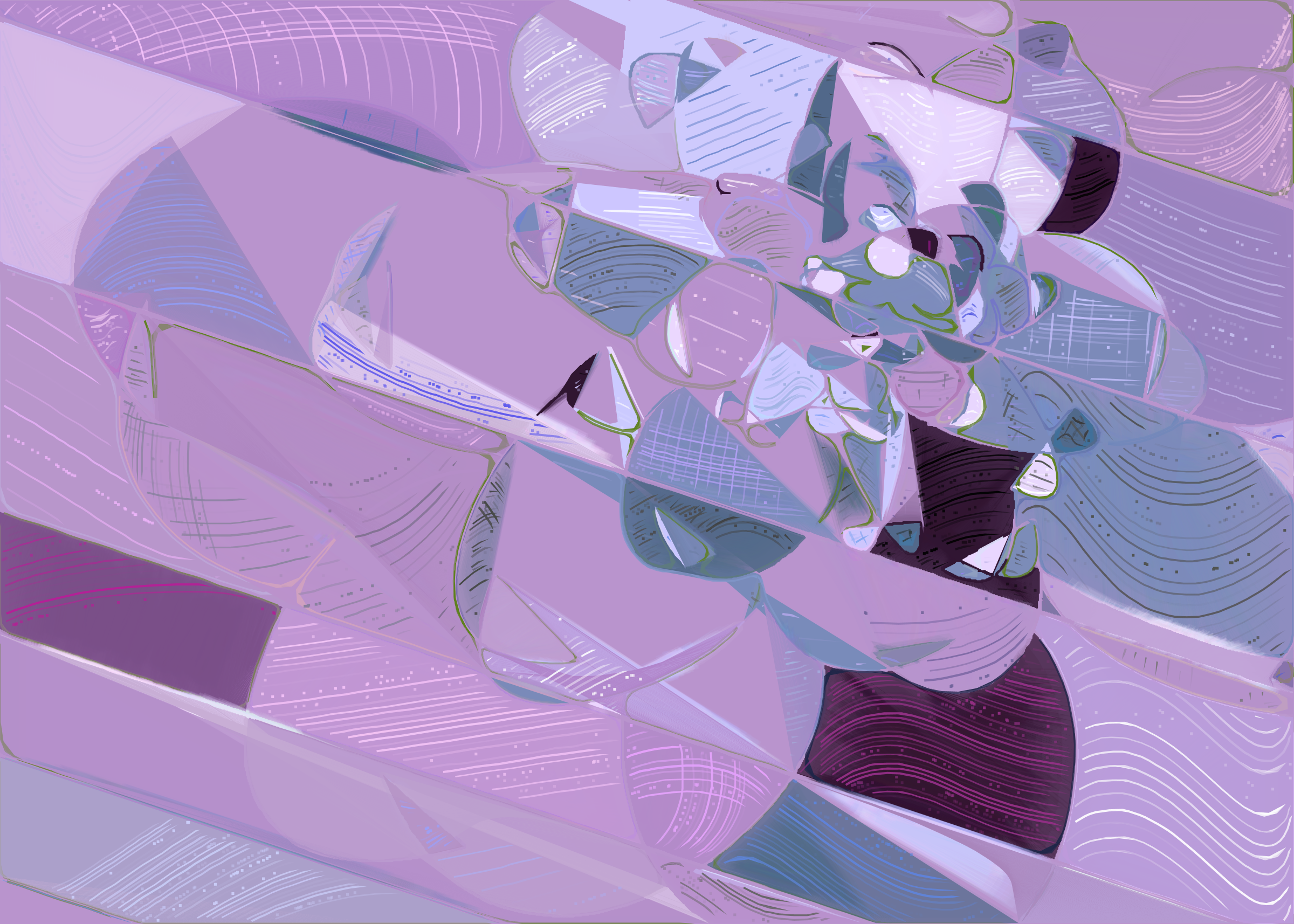 Art Blocks - Art Blocks v2 - Running Moon #194 - NFT # 334000194