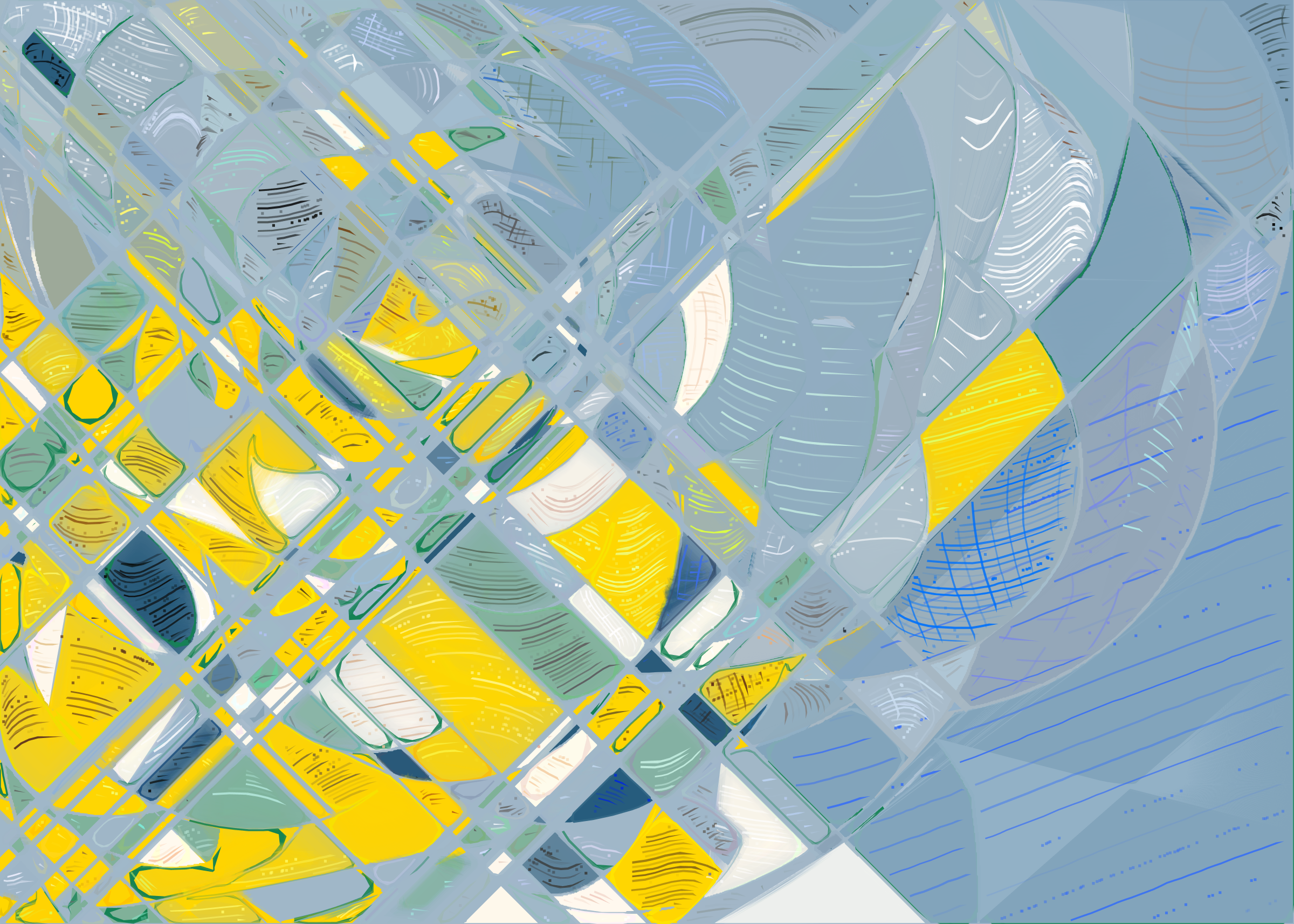 Art Blocks - Art Blocks v2 - Running Moon #198 - NFT # 334000198