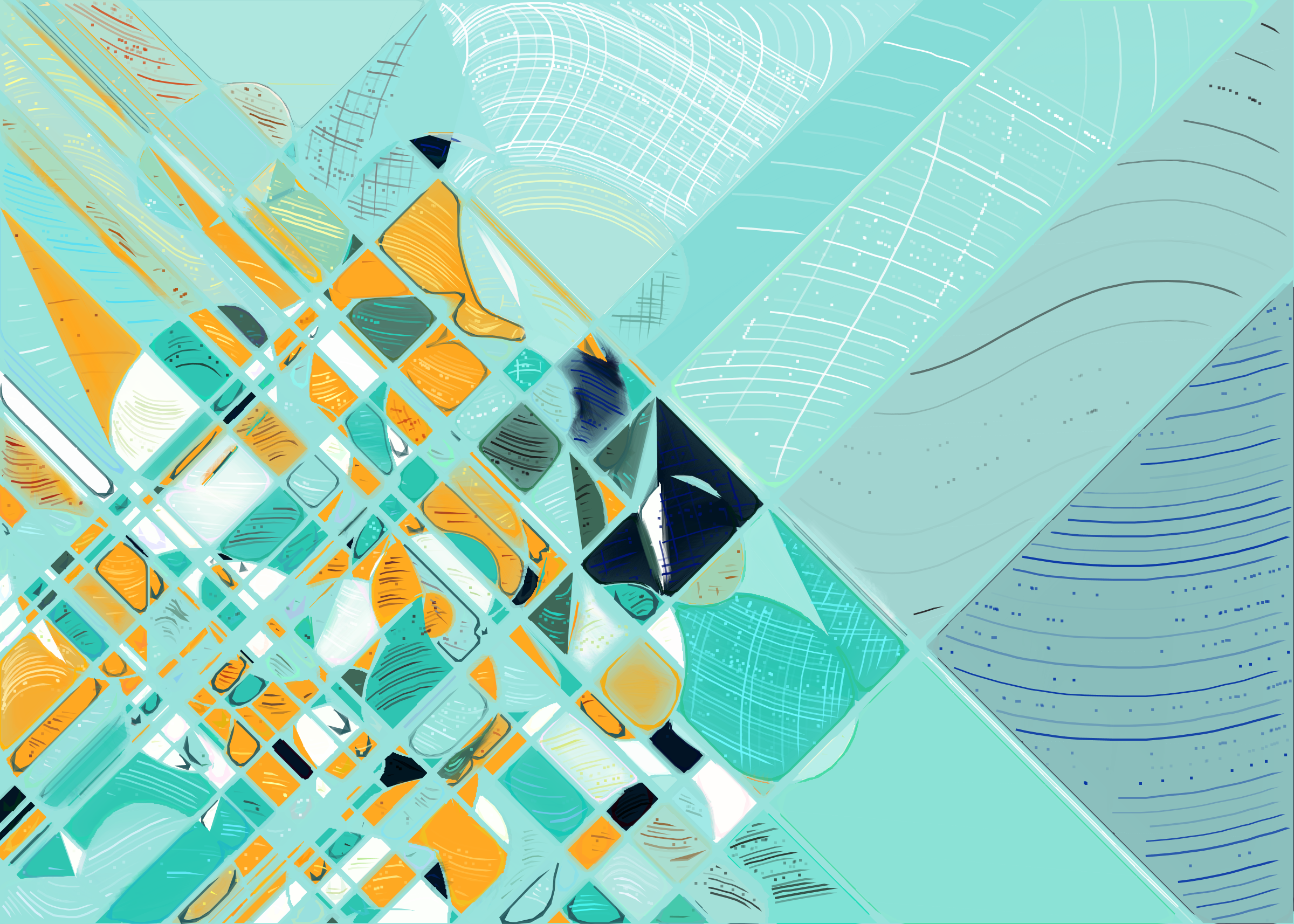 Art Blocks - Art Blocks v2 - Running Moon #200 - NFT # 334000200