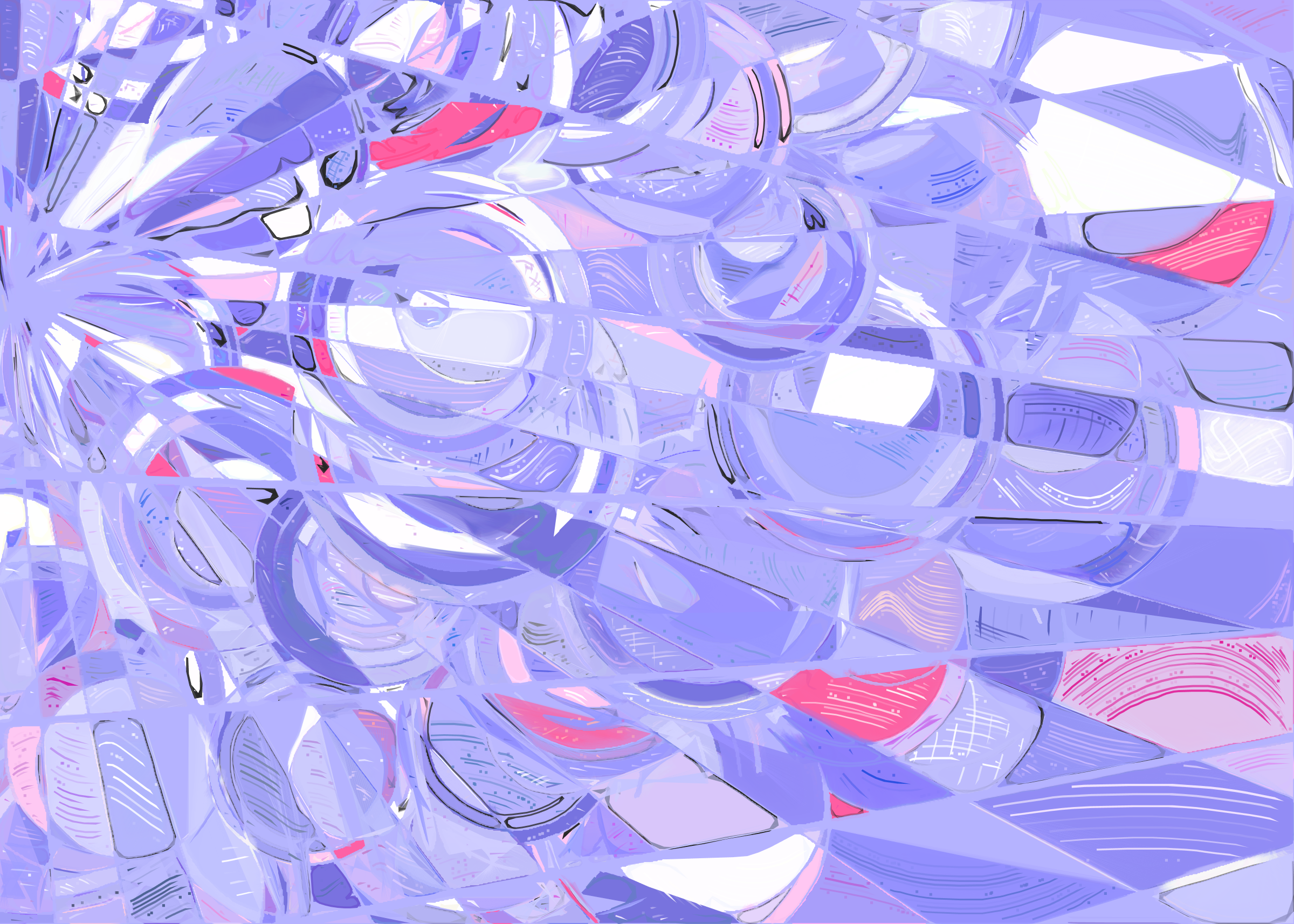 Art Blocks - Art Blocks v2 - Running Moon #201 - NFT # 334000201