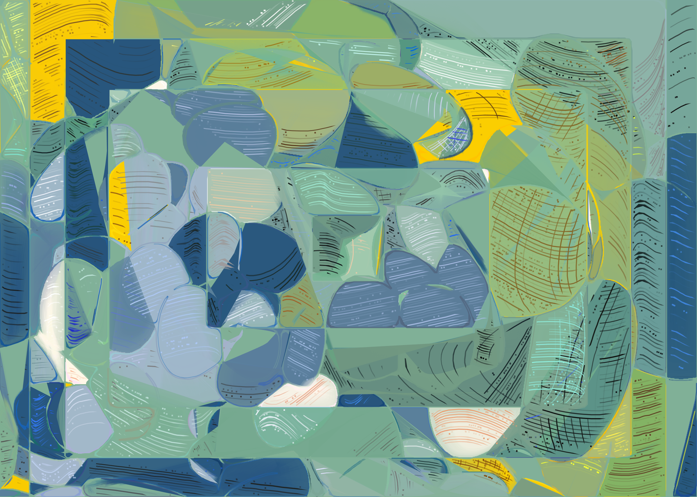 Art Blocks - Art Blocks v2 - Running Moon #202 - NFT # 334000202