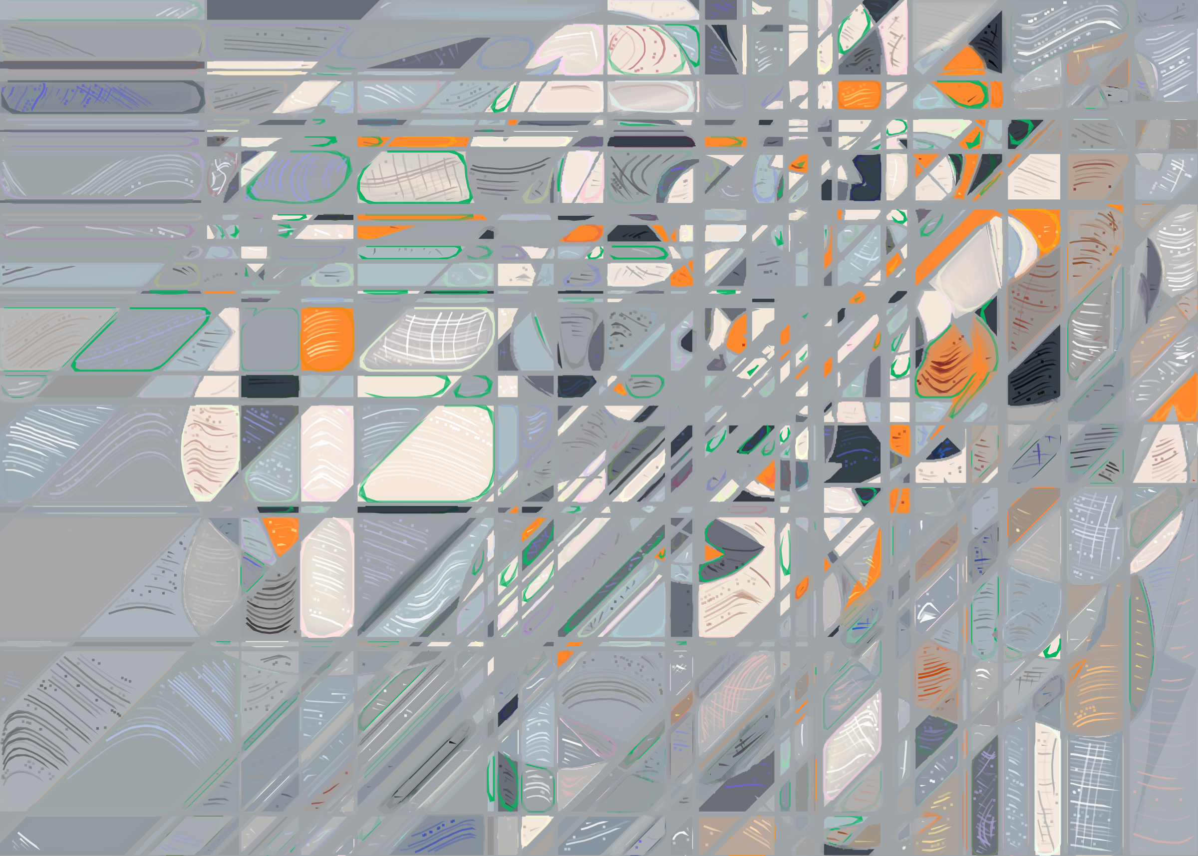 Art Blocks - Art Blocks v2 - Running Moon #206 - NFT # 334000206