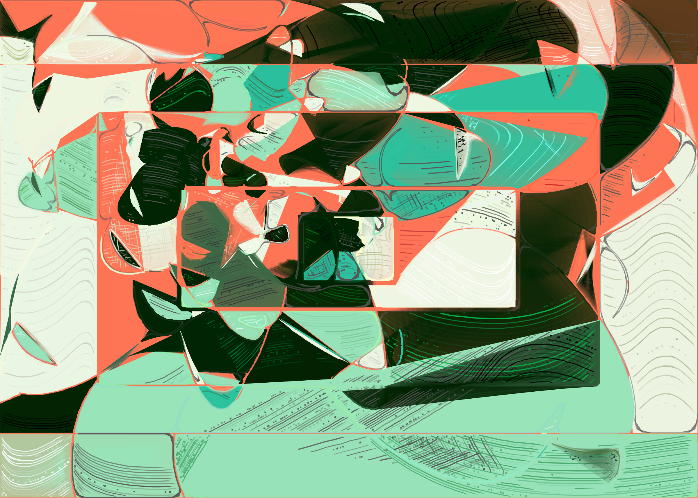 Art Blocks - Art Blocks v2 - Running Moon #207 - NFT # 334000207