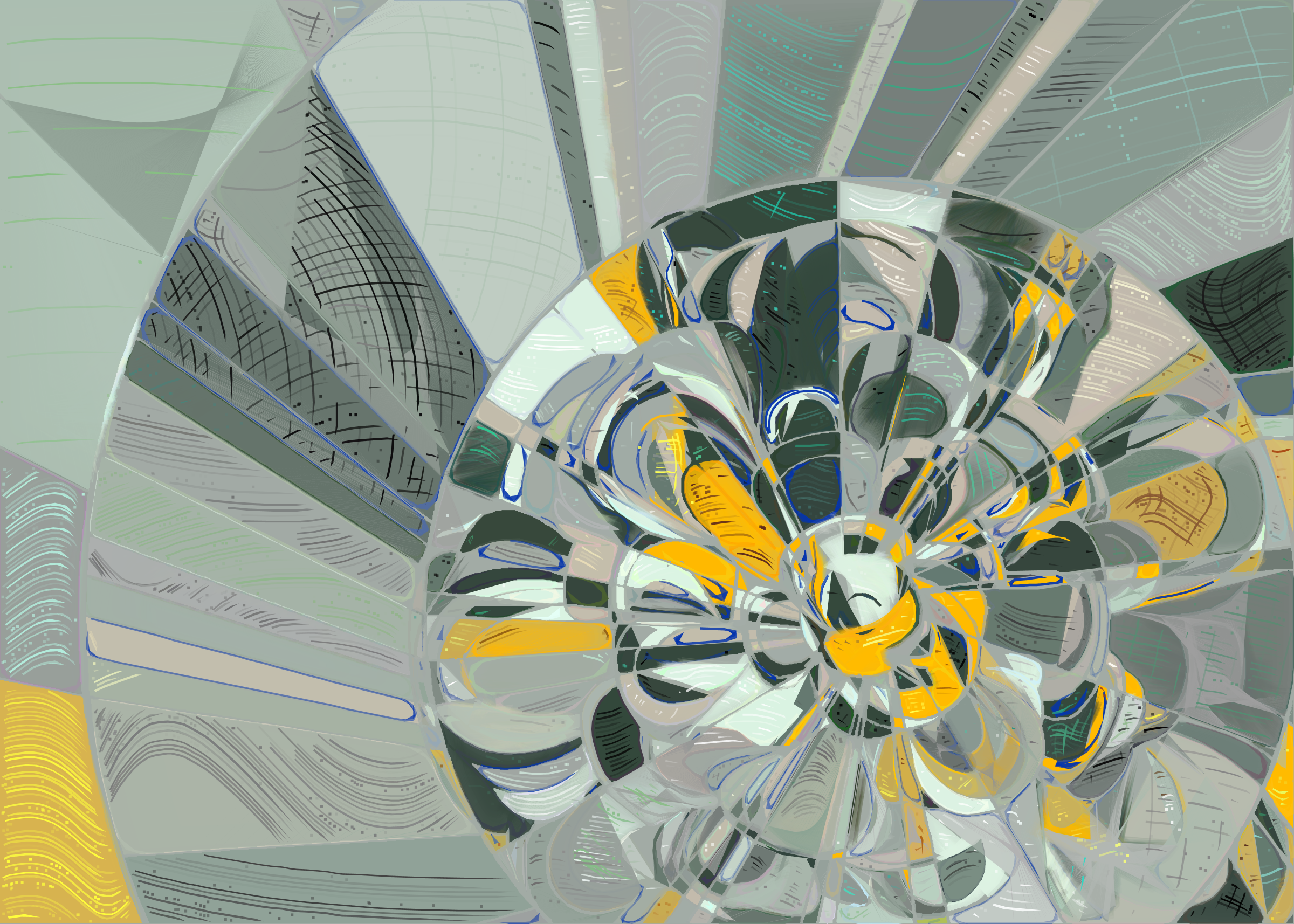 Art Blocks - Art Blocks v2 - Running Moon #208 - NFT # 334000208