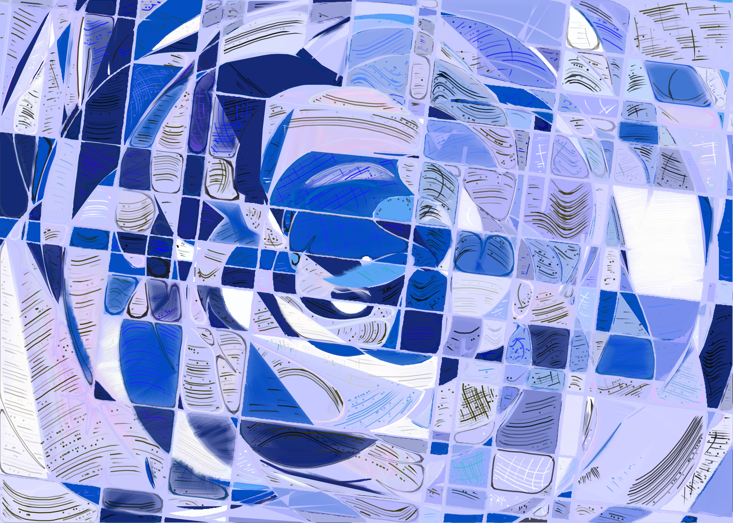 Art Blocks - Art Blocks v2 - Running Moon #211 - NFT # 334000211