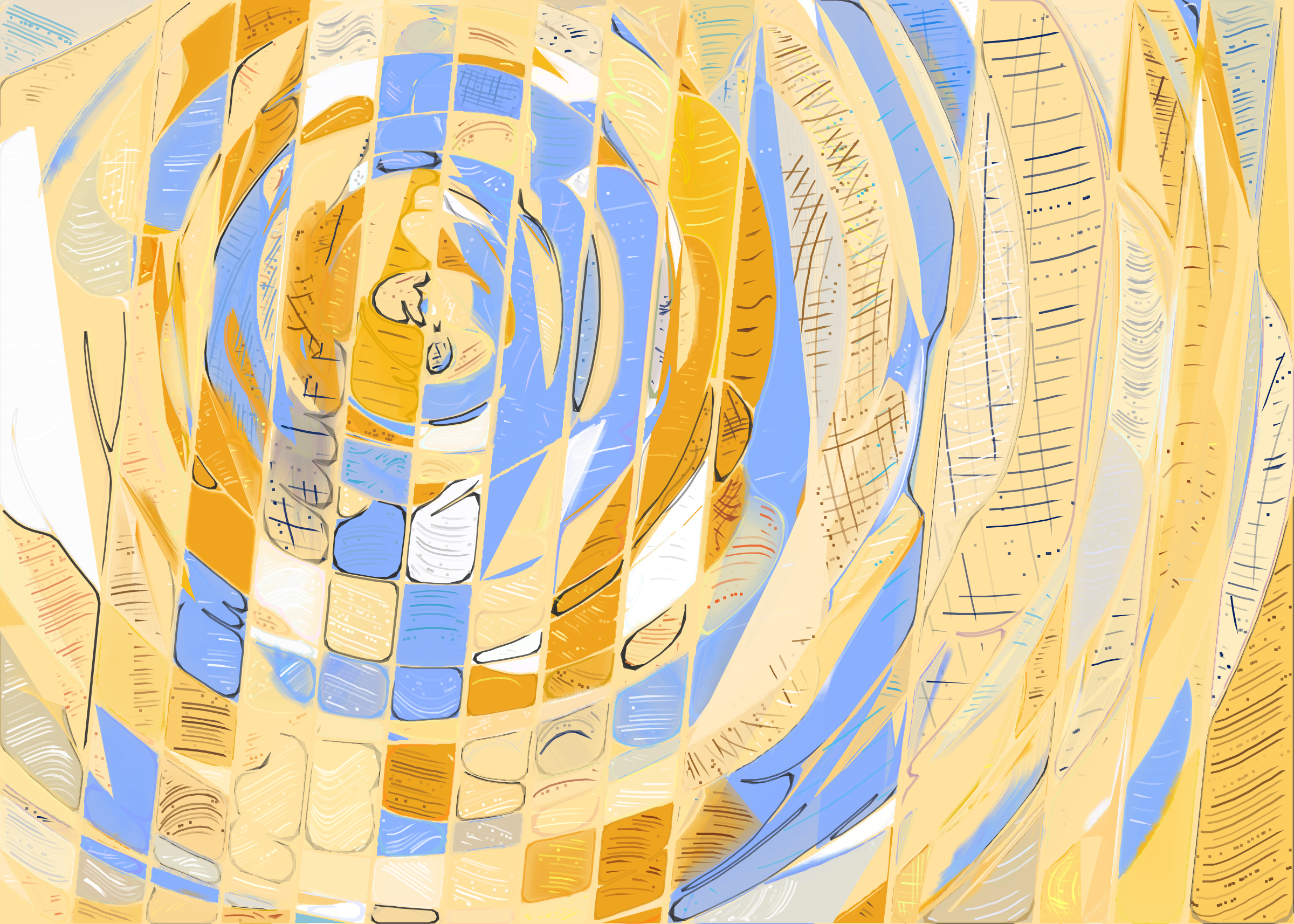 Art Blocks - Art Blocks v2 - Running Moon #212 - NFT # 334000212