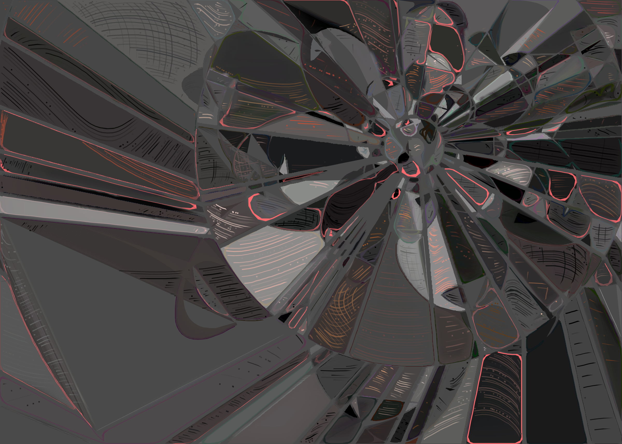 Art Blocks - Art Blocks v2 - Running Moon #217 - NFT # 334000217