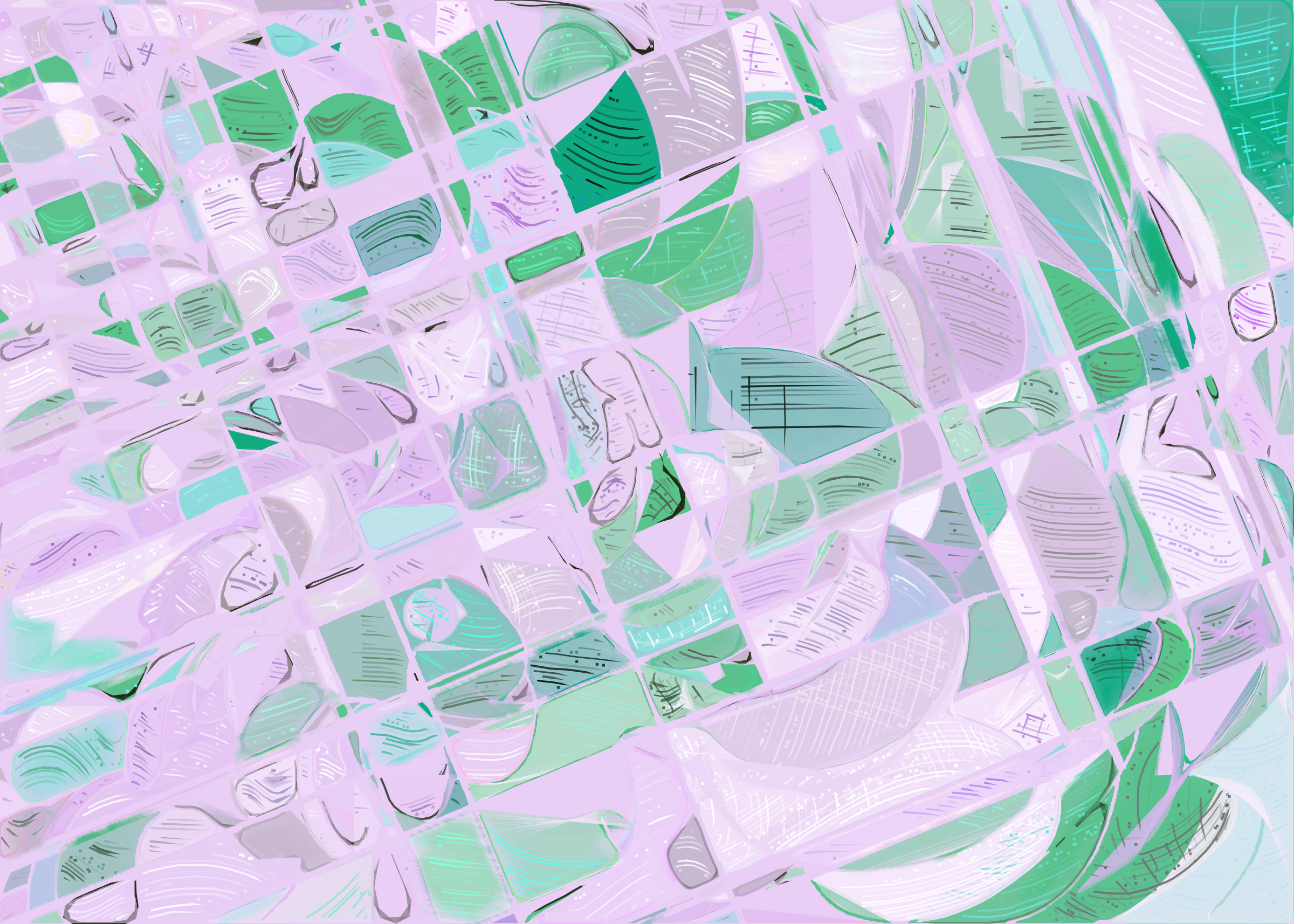 Art Blocks - Art Blocks v2 - Running Moon #231 - NFT # 334000231