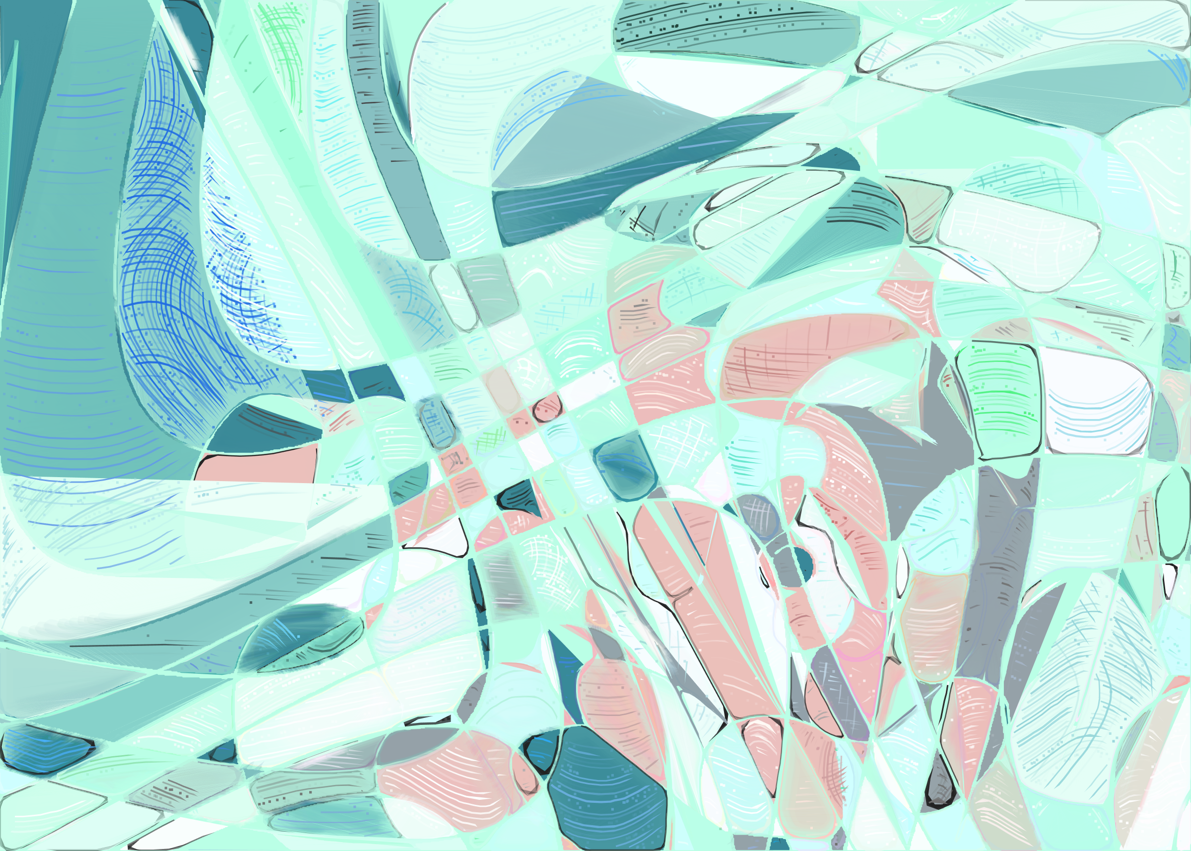 Art Blocks - Art Blocks v2 - Running Moon #233 - NFT # 334000233